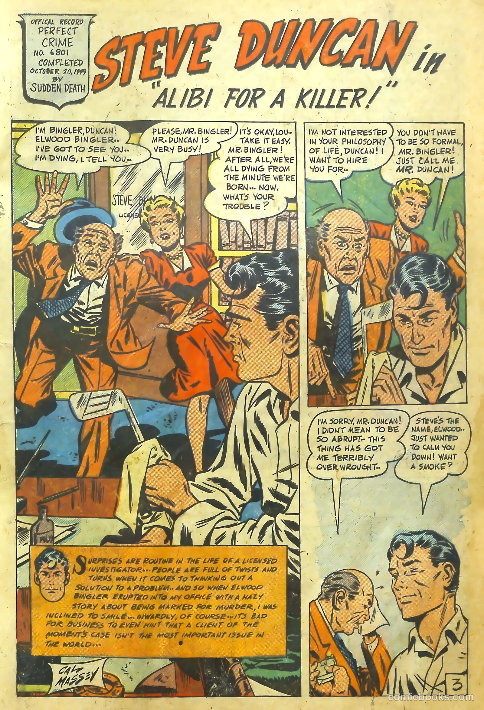 The Perfect Crime #8 (1951) — page 3 of 52