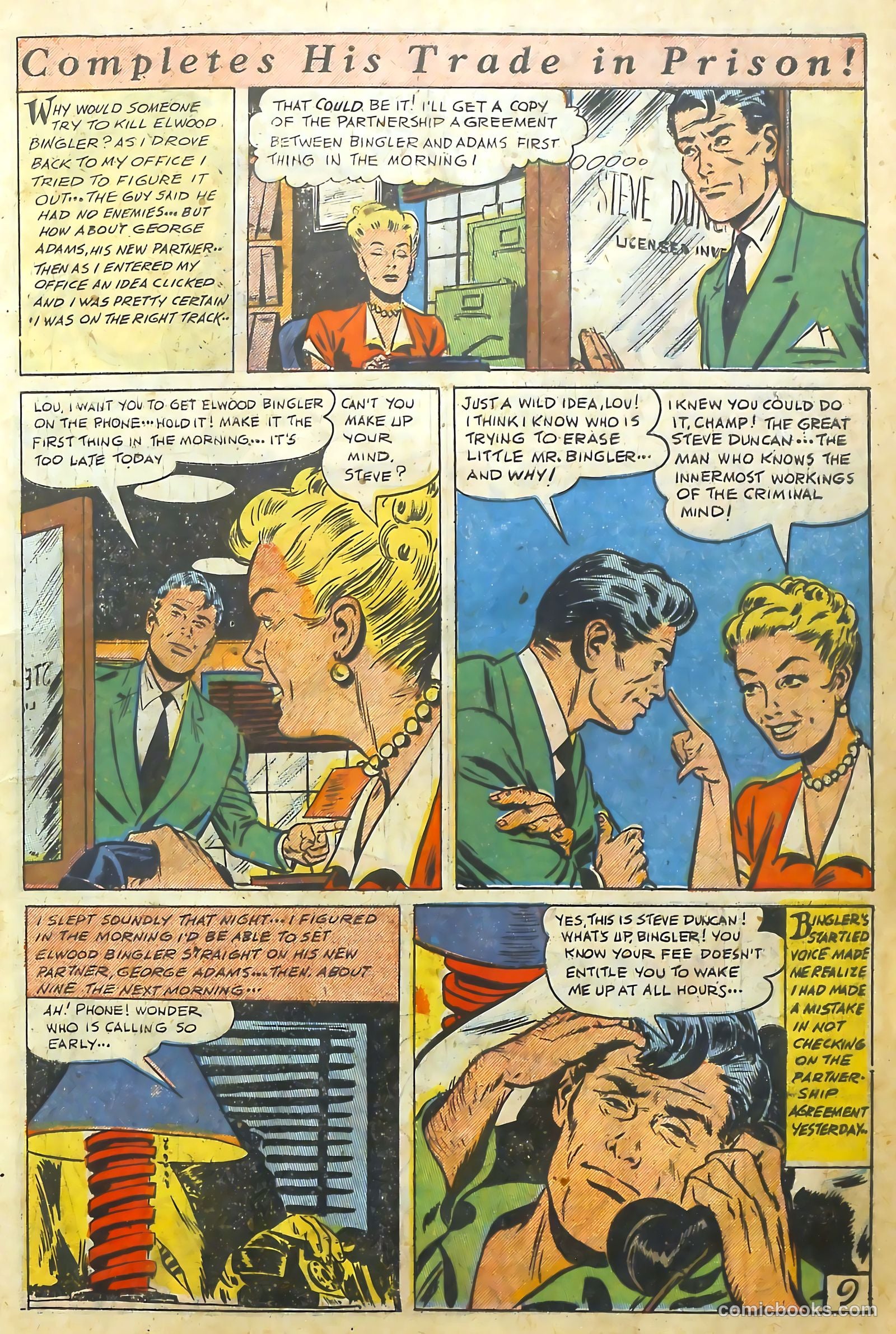 The Perfect Crime #8 (1951) — page 9 of 52