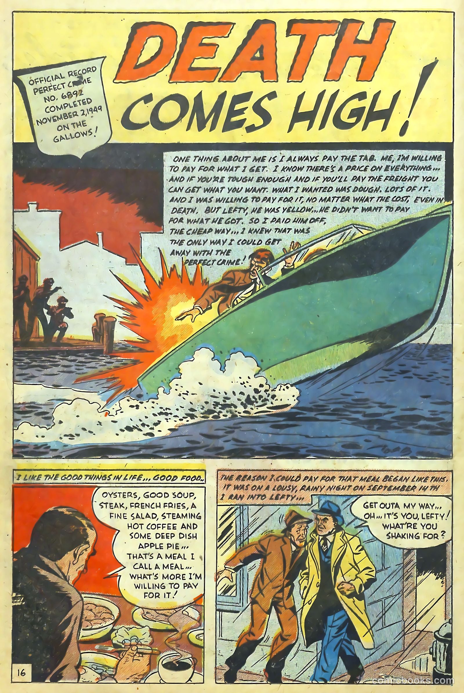 The Perfect Crime #8 (1951) — page 16 of 52