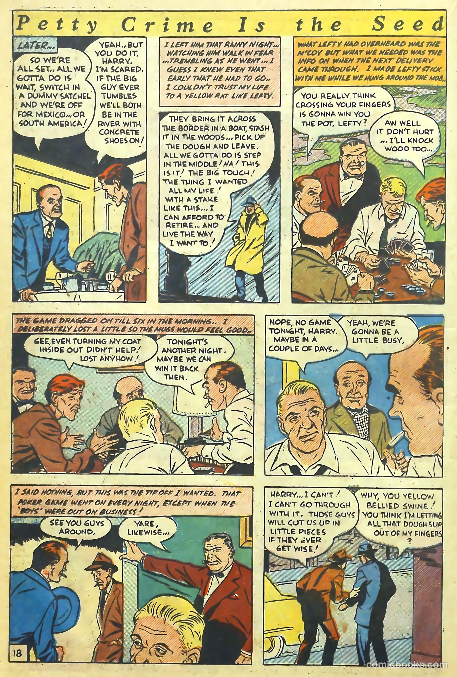 The Perfect Crime #8 (1951) — page 18 of 52