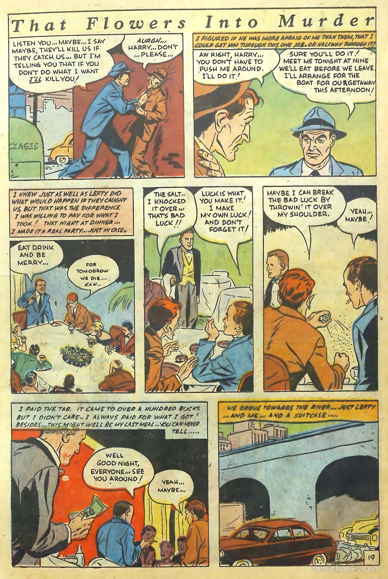 The Perfect Crime #8 (1951) — page 19 of 52