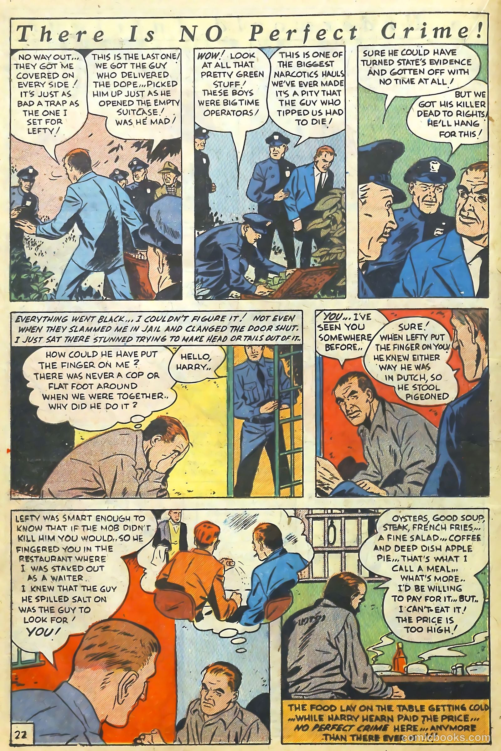 The Perfect Crime #8 (1951) — page 22 of 52