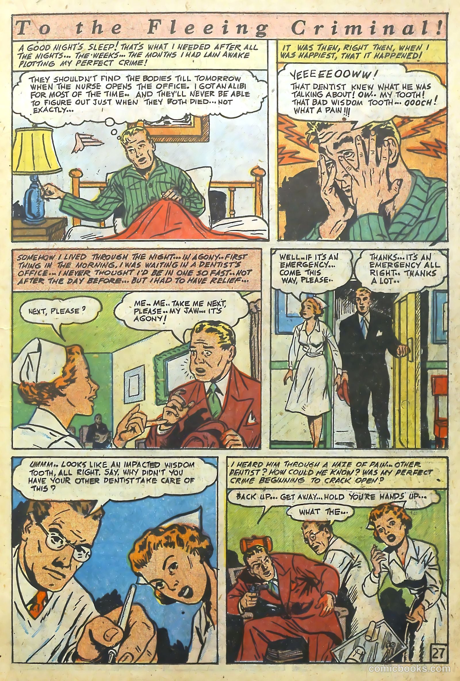 The Perfect Crime #8 (1951) — page 27 of 52