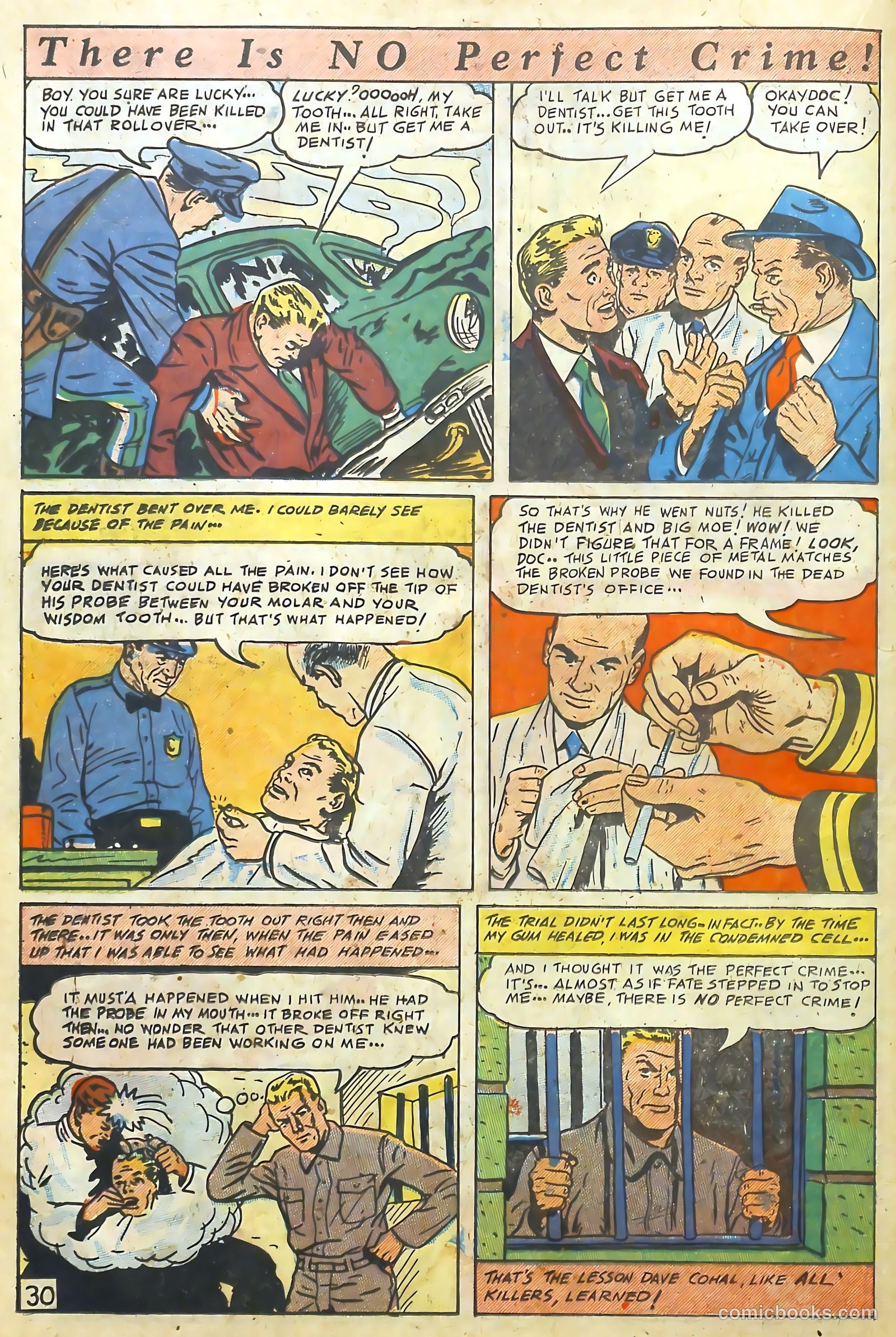 The Perfect Crime #8 (1951) — page 30 of 52
