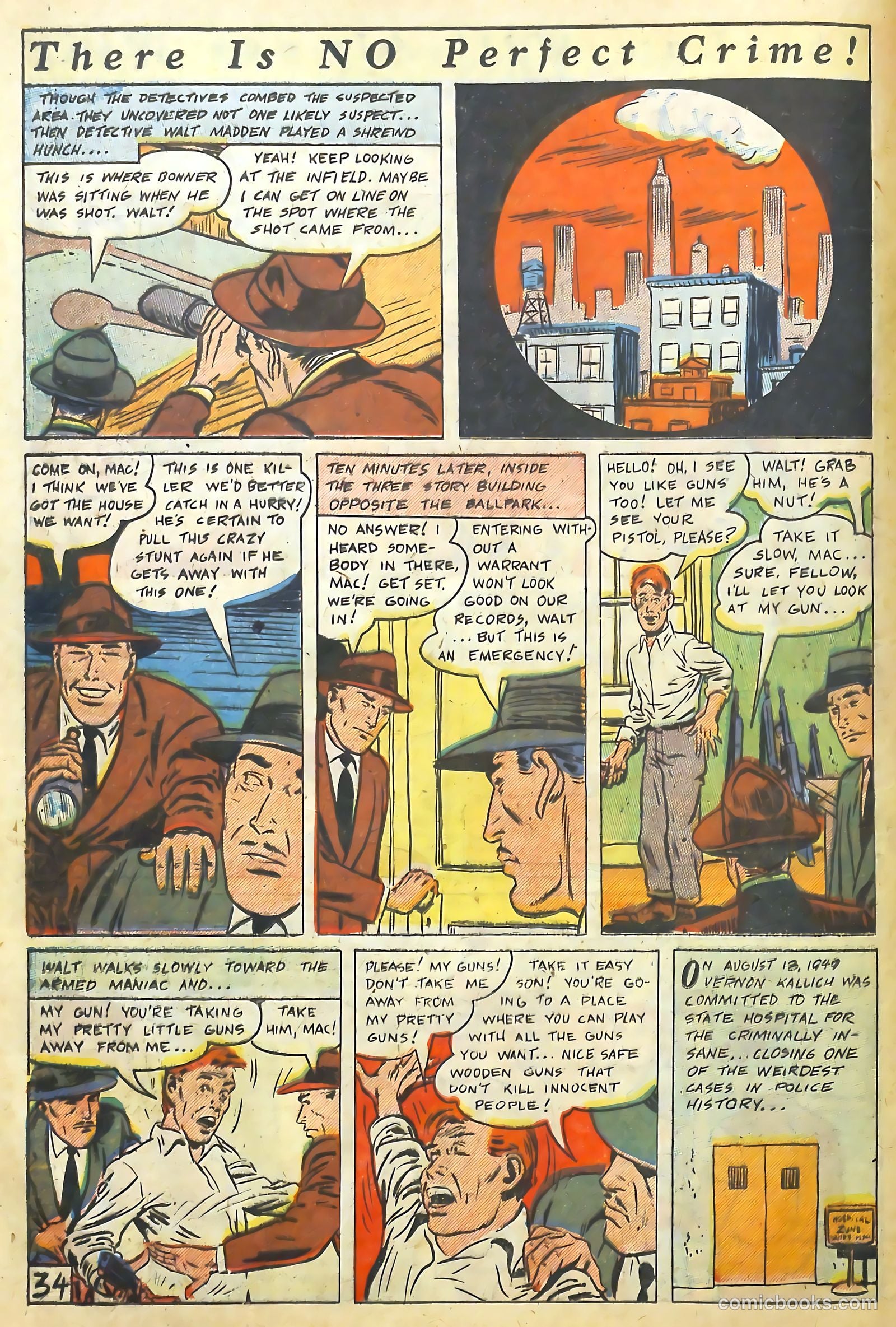 The Perfect Crime #8 (1951) — page 34 of 52