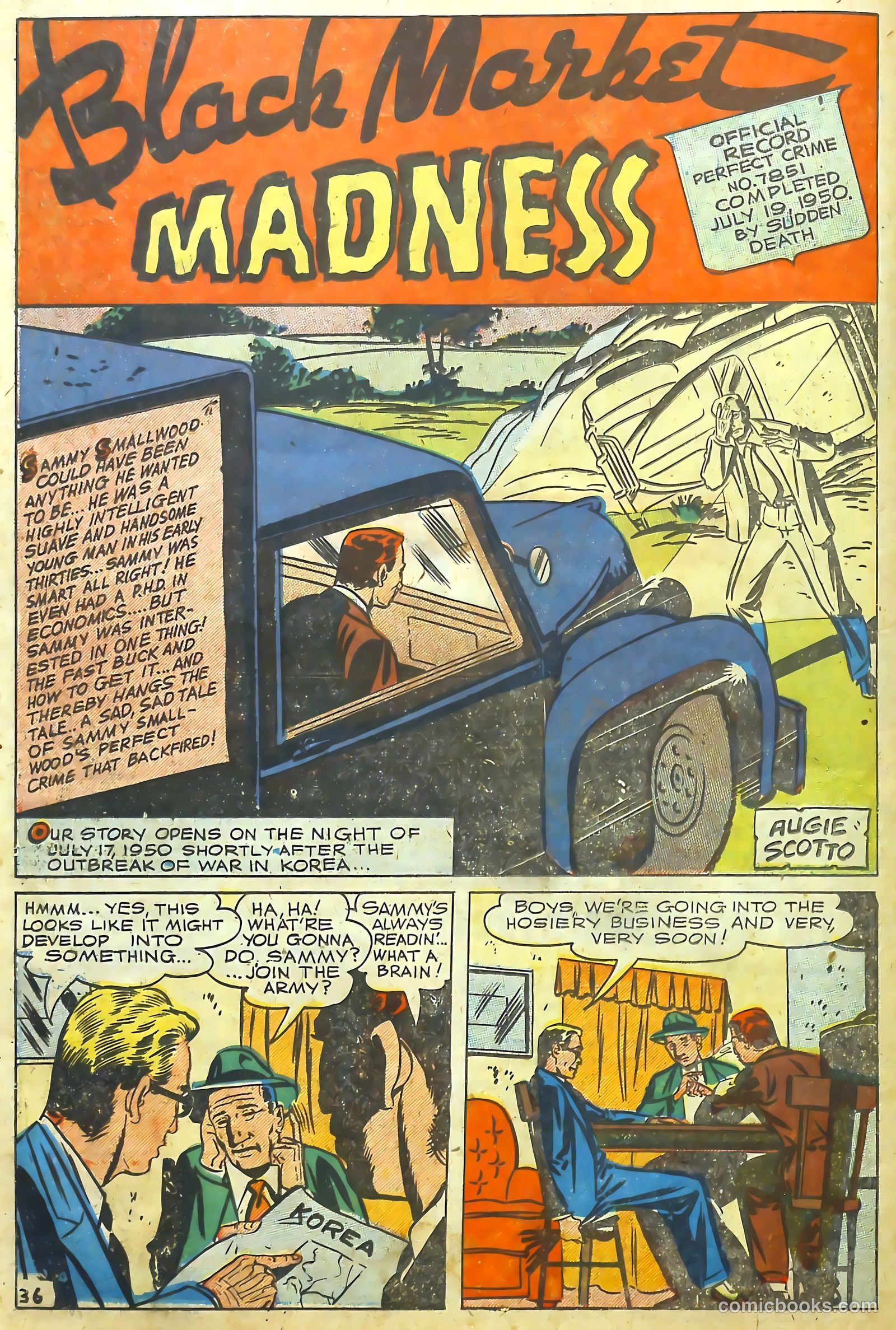 The Perfect Crime #8 (1951) — page 36 of 52