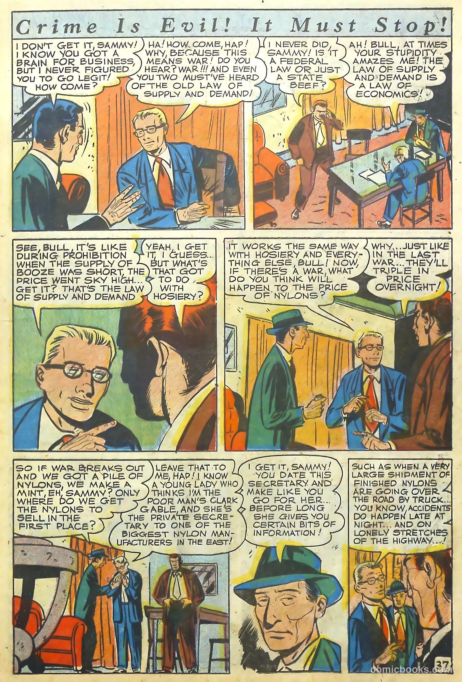 The Perfect Crime #8 (1951) — page 37 of 52