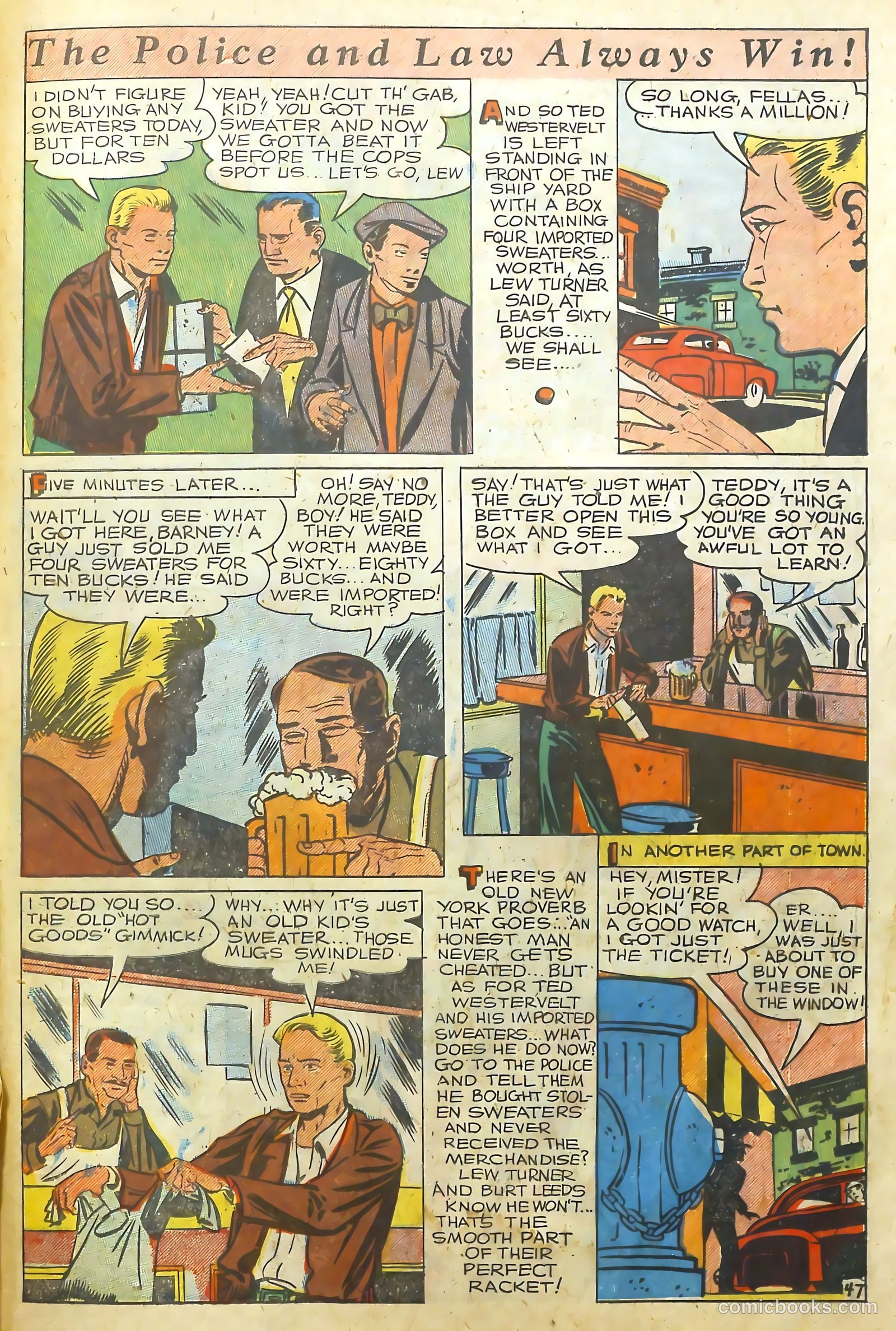 The Perfect Crime #8 (1951) — page 47 of 52