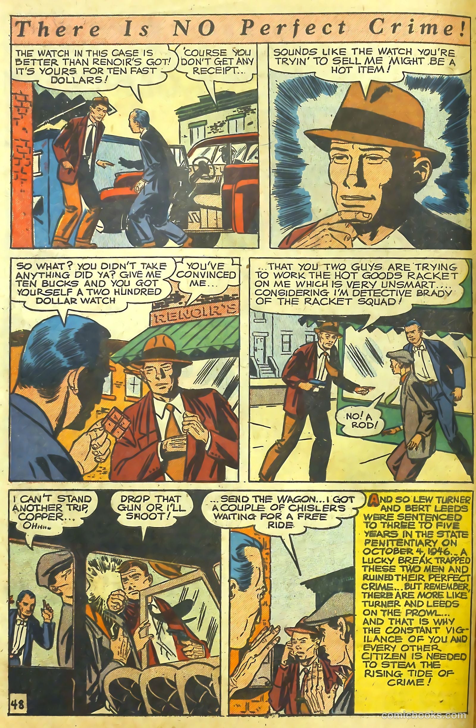 The Perfect Crime #8 (1951) — page 48 of 52