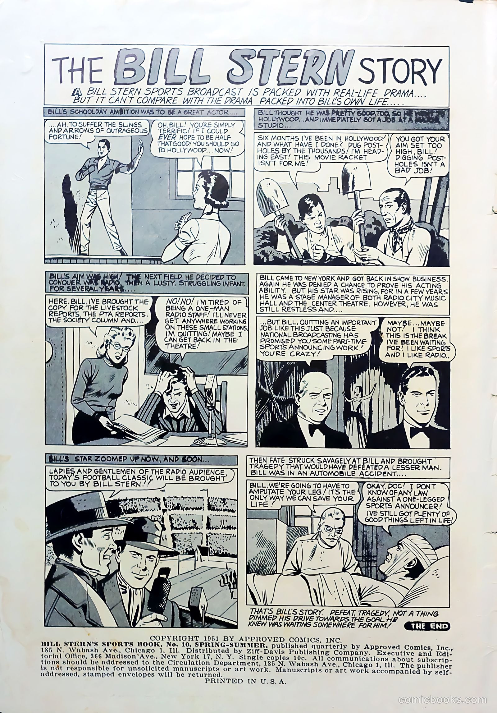 Bill Stern's Sports Book #1 (1951) — page 2 of 37