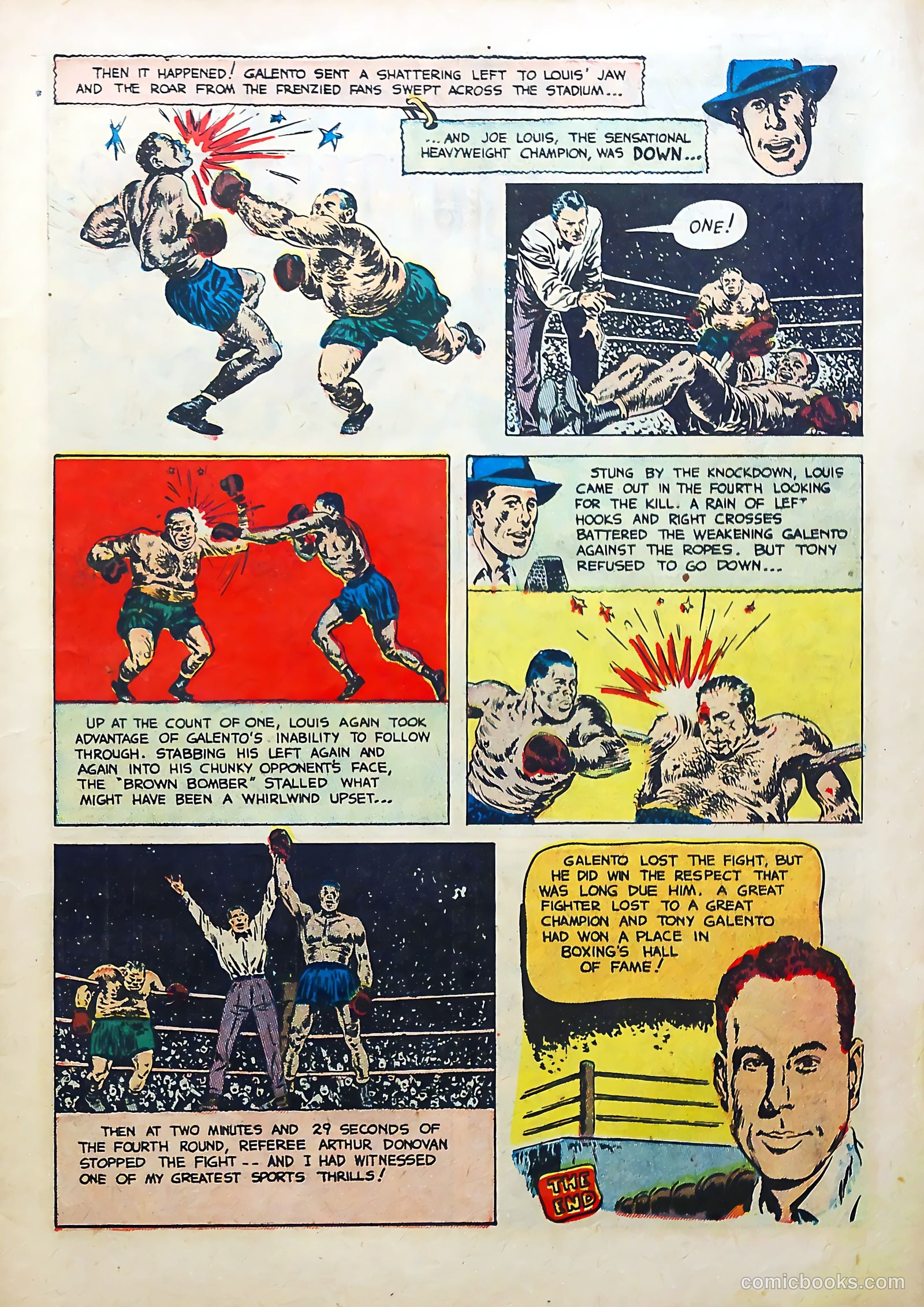 Bill Stern's Sports Book #1 (1951) — page 11 of 37