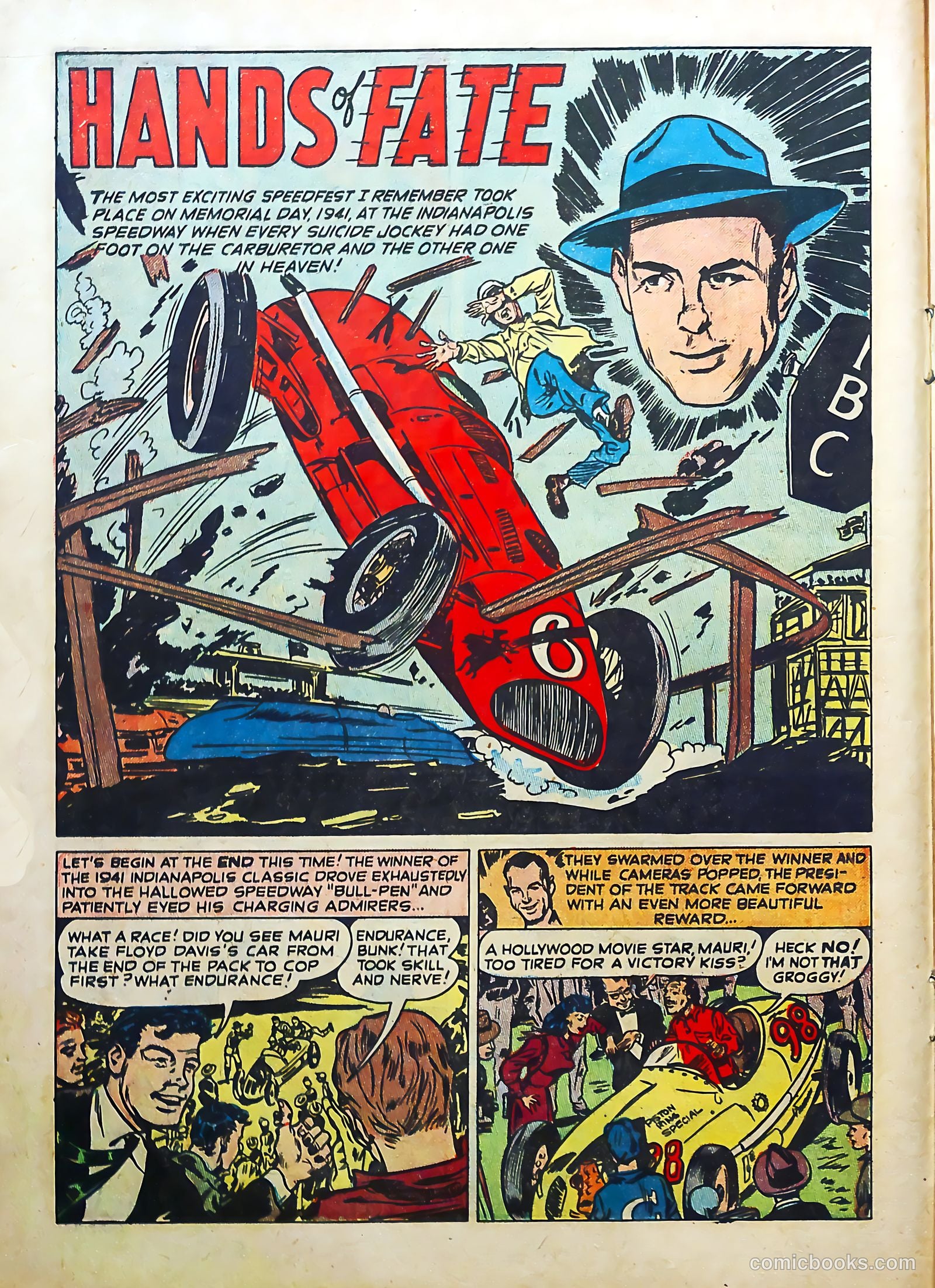 Bill Stern's Sports Book #1 (1951) — page 16 of 37