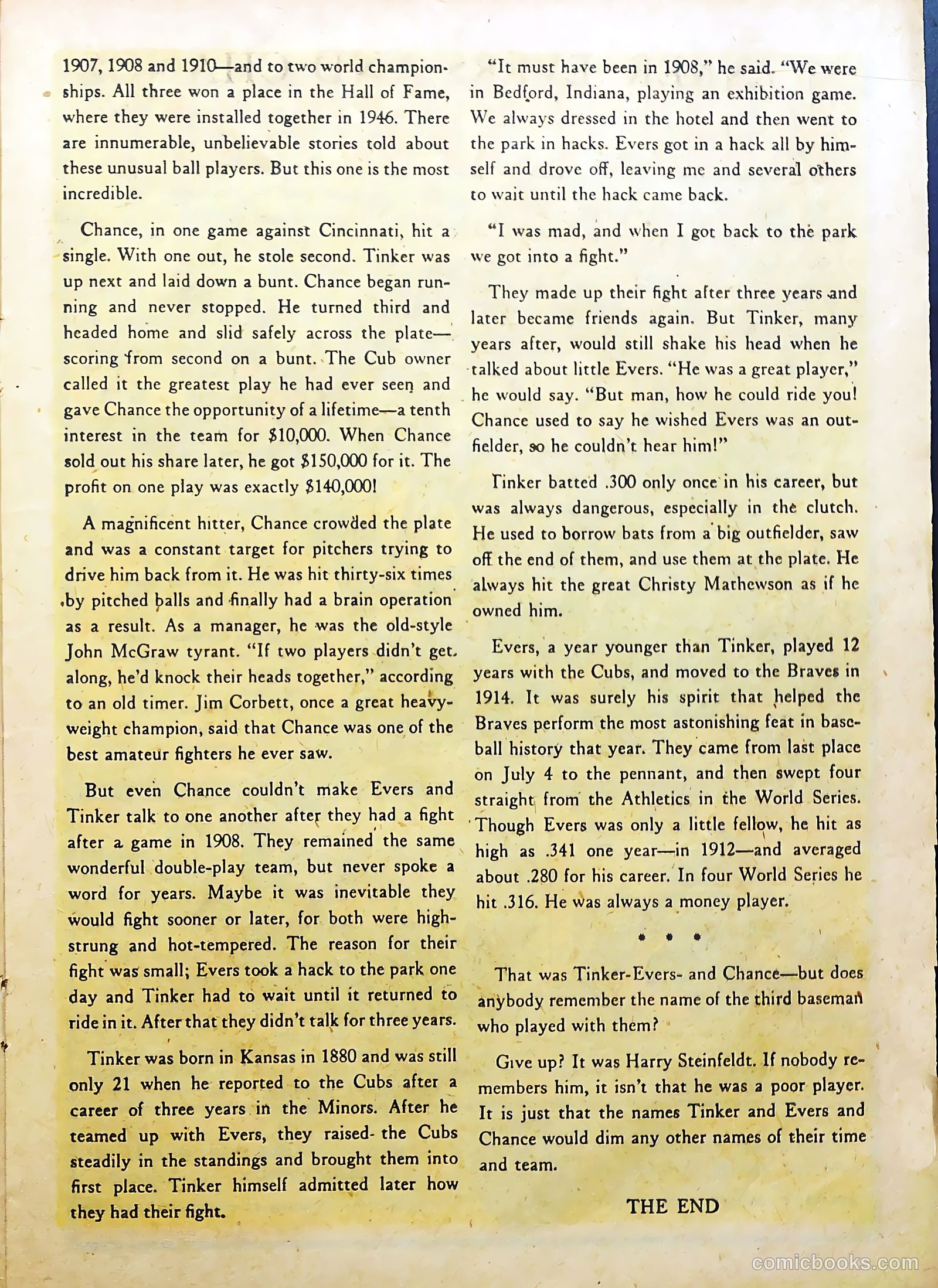 Bill Stern's Sports Book #1 (1951) — page 21 of 37