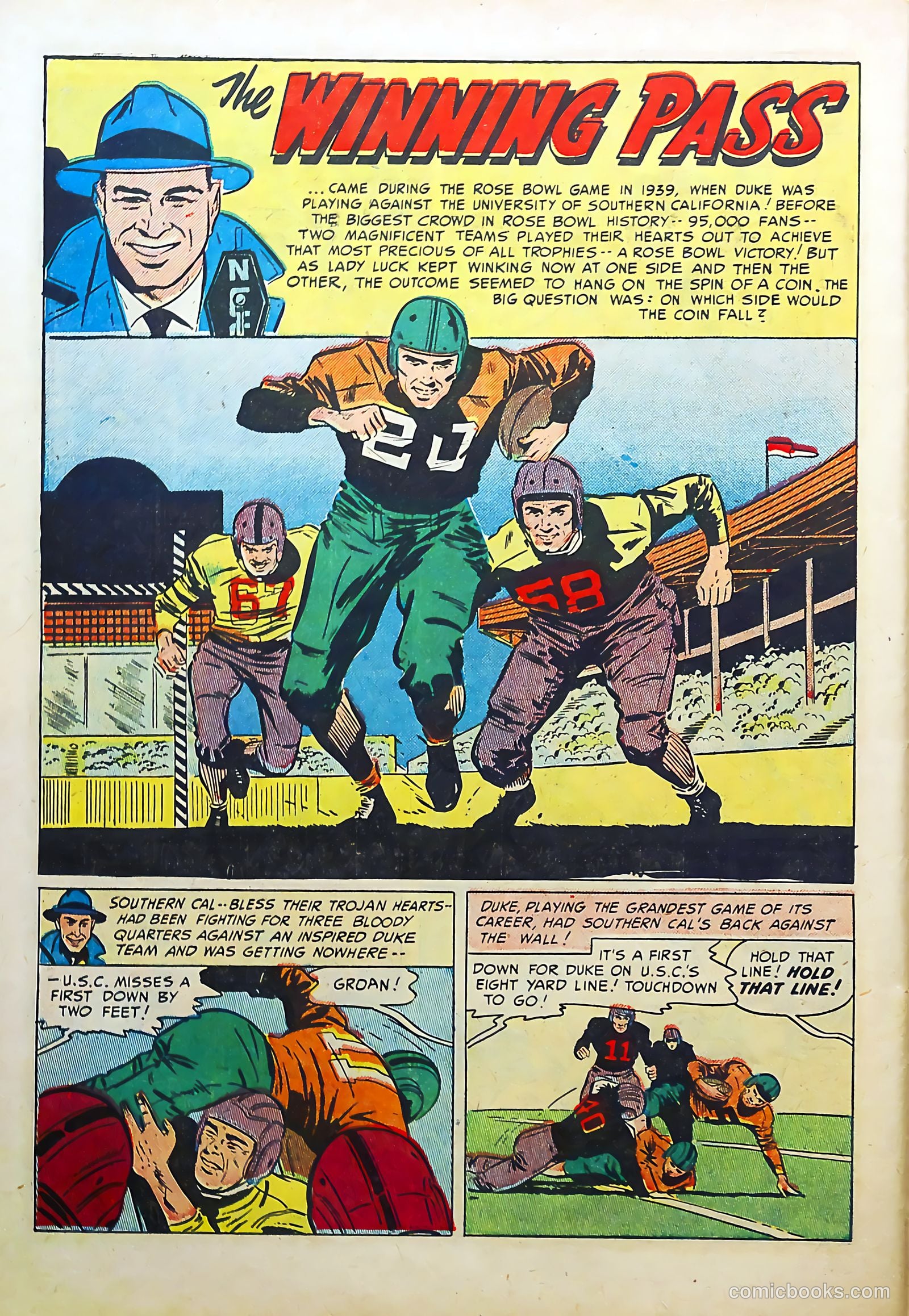 Bill Stern's Sports Book #1 (1951) — page 30 of 37
