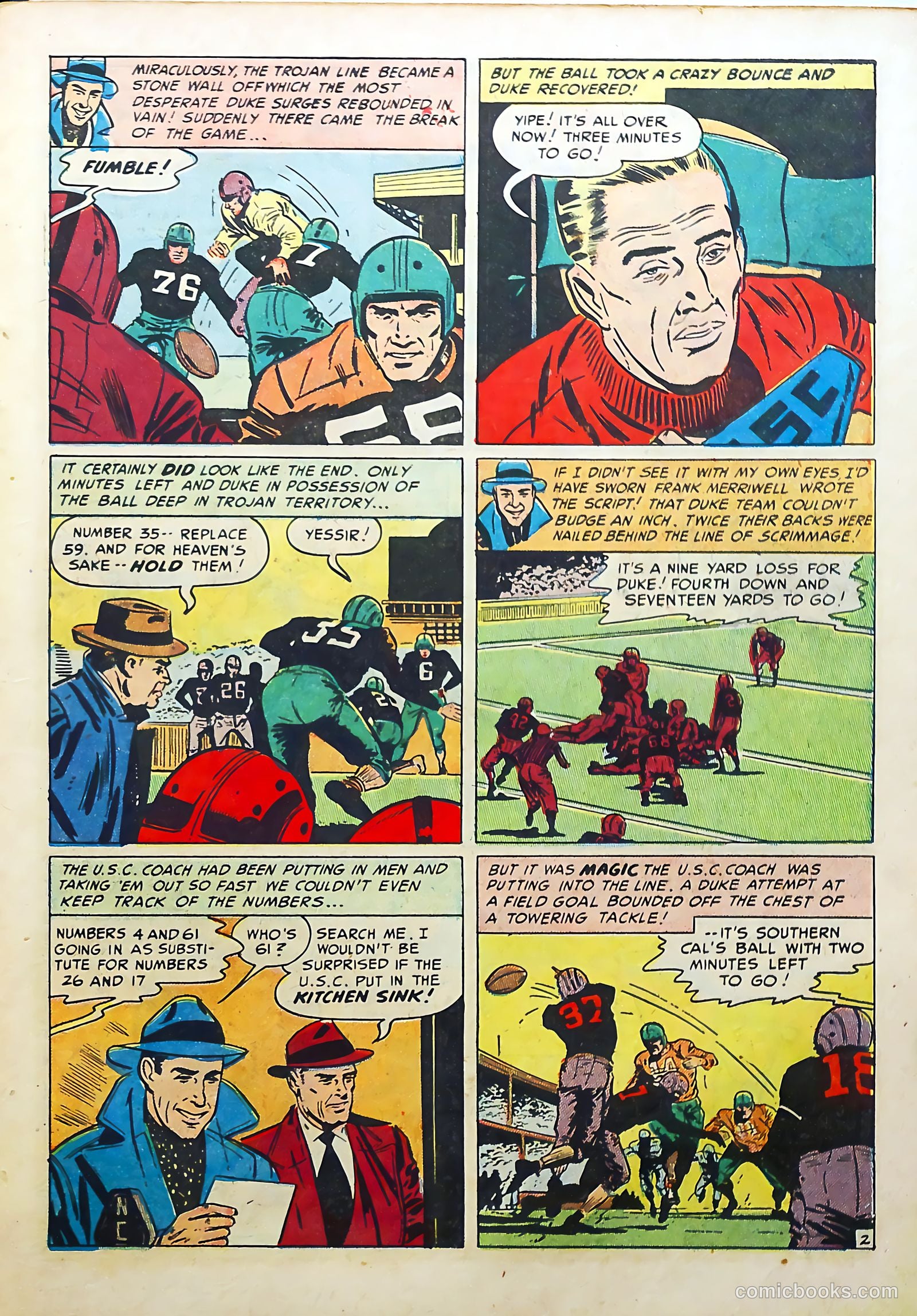 Bill Stern's Sports Book #1 (1951) — page 31 of 37