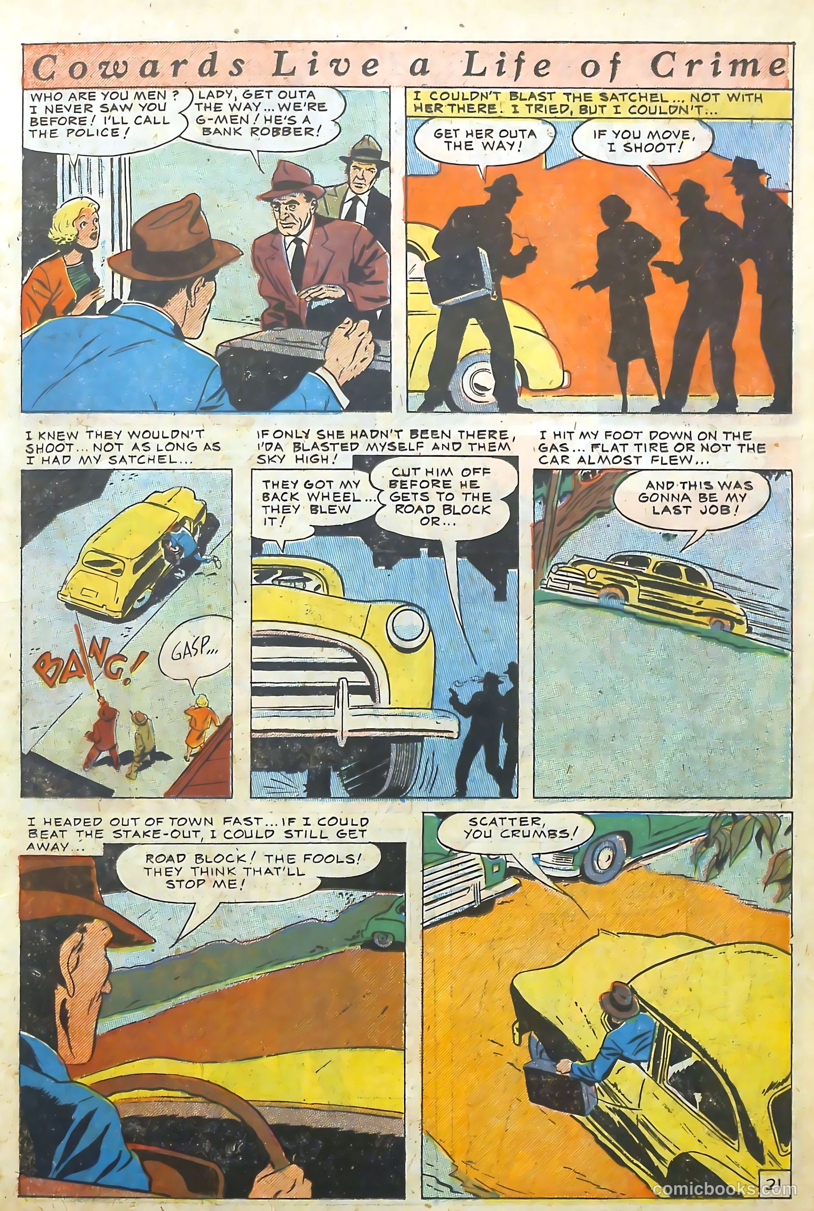 The Perfect Crime #9 (1951) — page 22 of 53