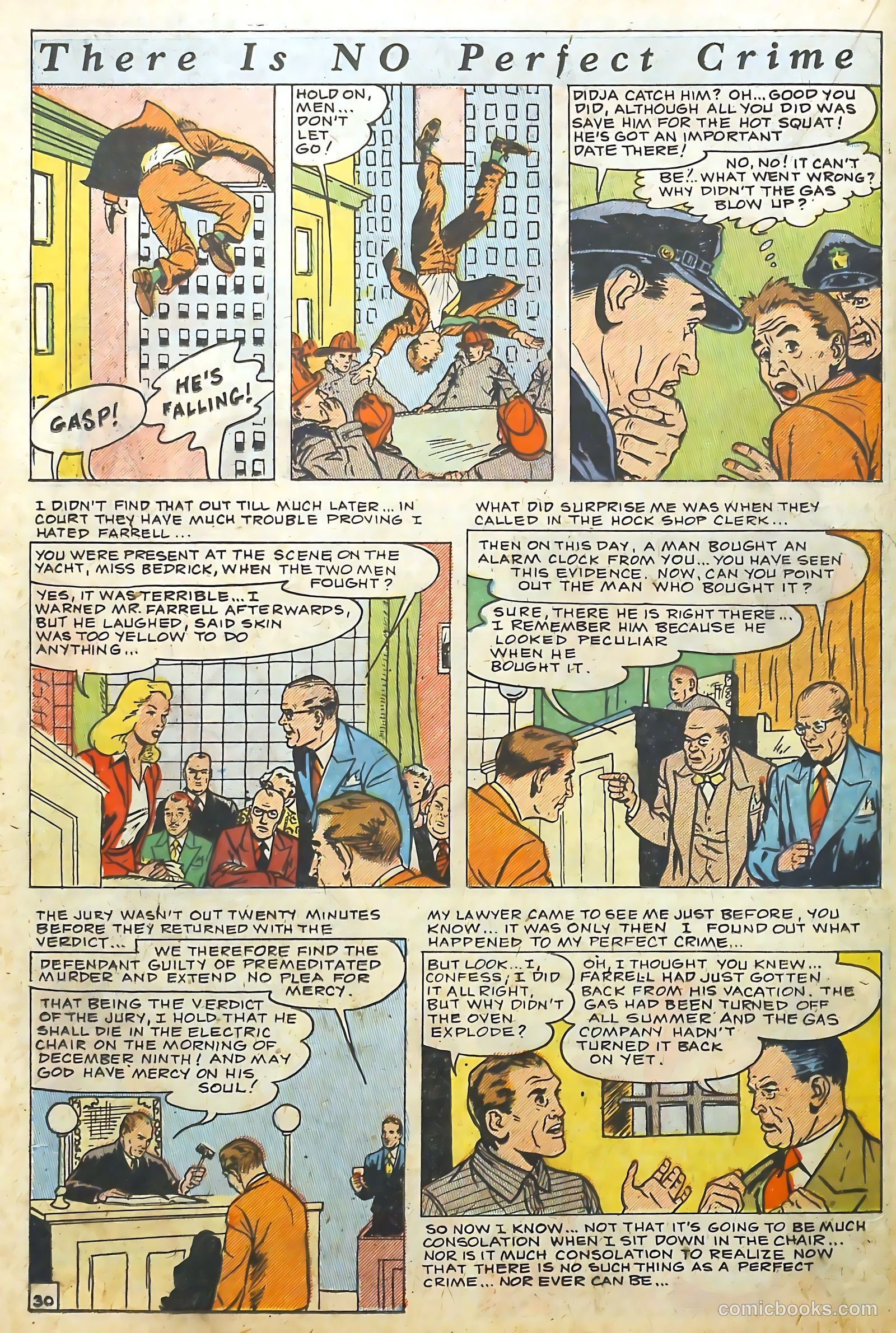 The Perfect Crime #9 (1951) — page 31 of 53