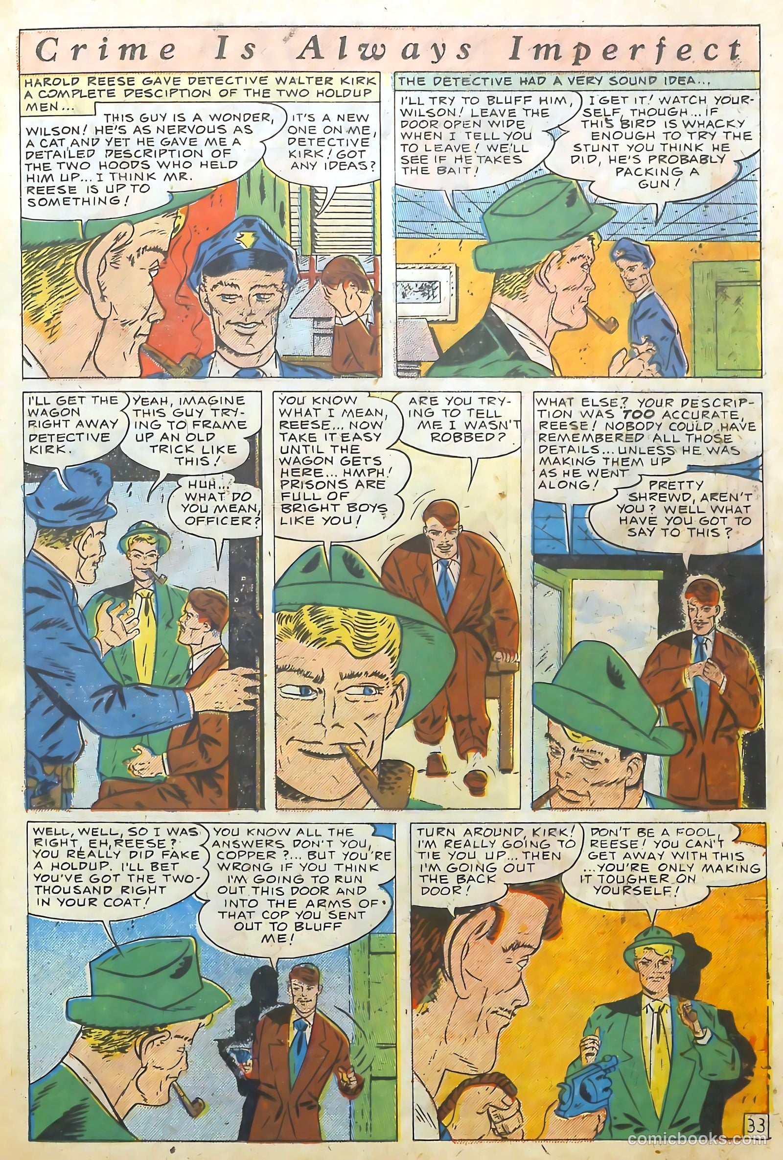 The Perfect Crime #9 (1951) — page 34 of 53