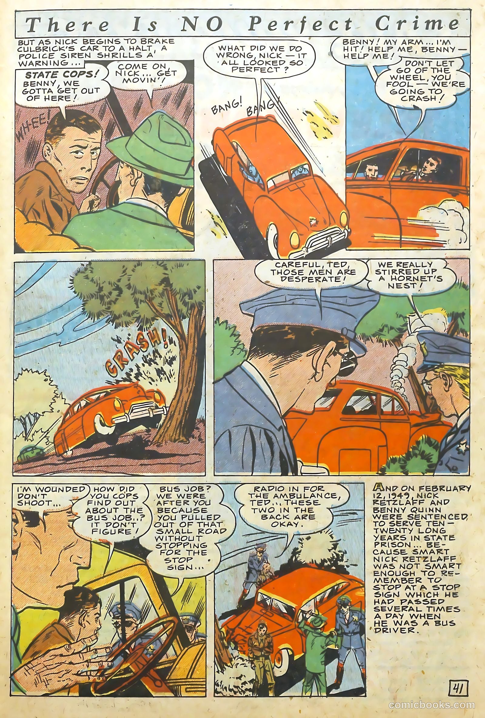 The Perfect Crime #9 (1951) — page 42 of 53