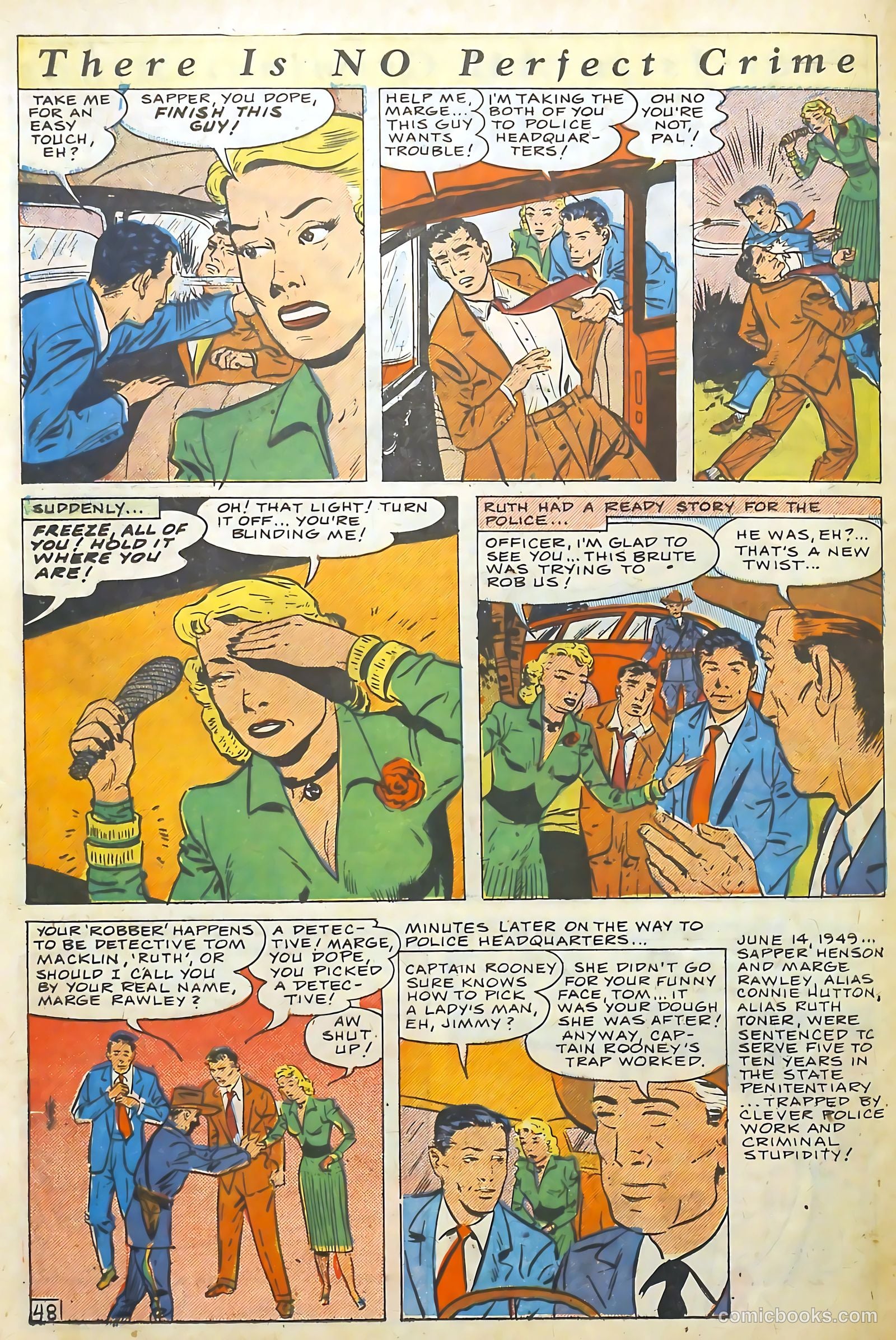The Perfect Crime #9 (1951) — page 49 of 53