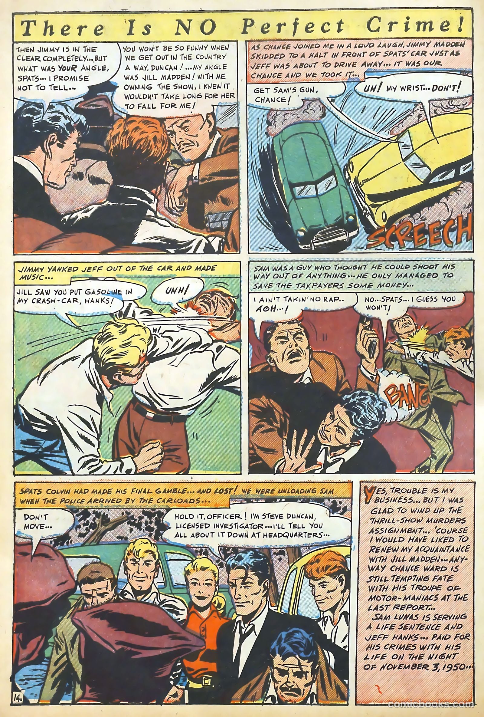The Perfect Crime #10 (1951) — page 14 of 52