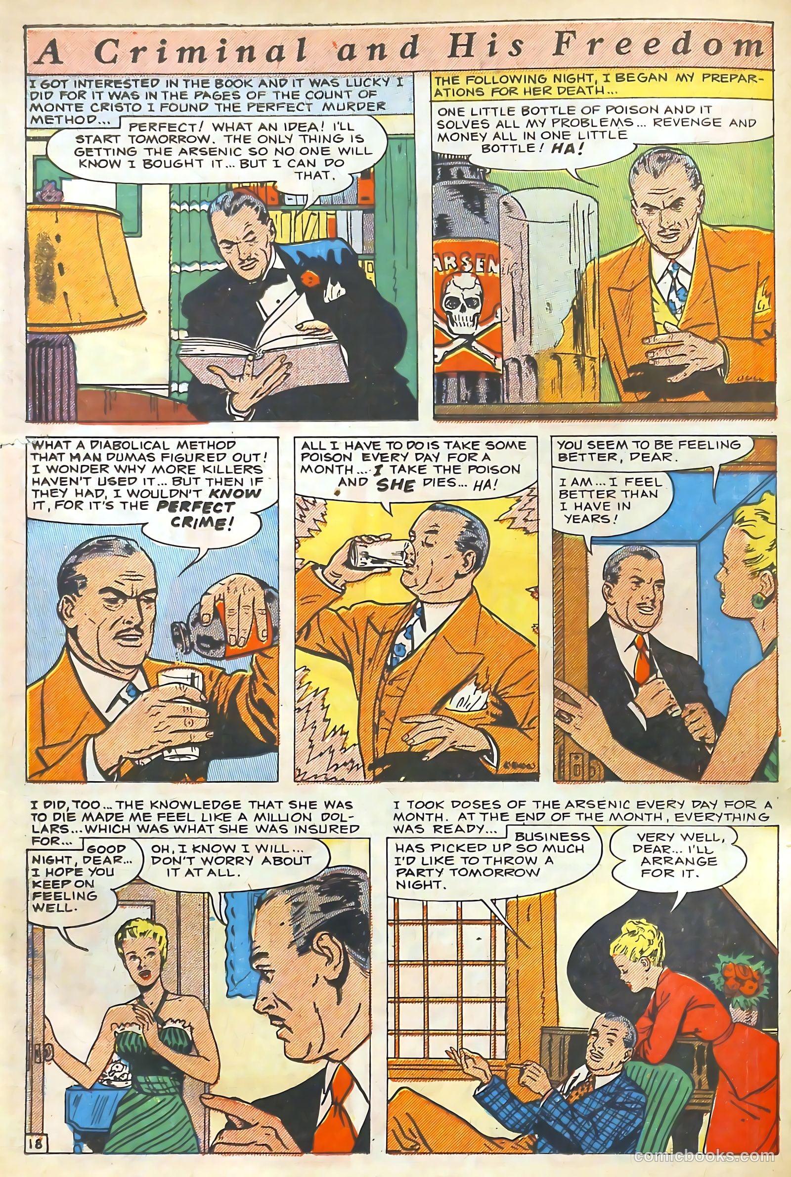 The Perfect Crime #10 (1951) — page 18 of 52