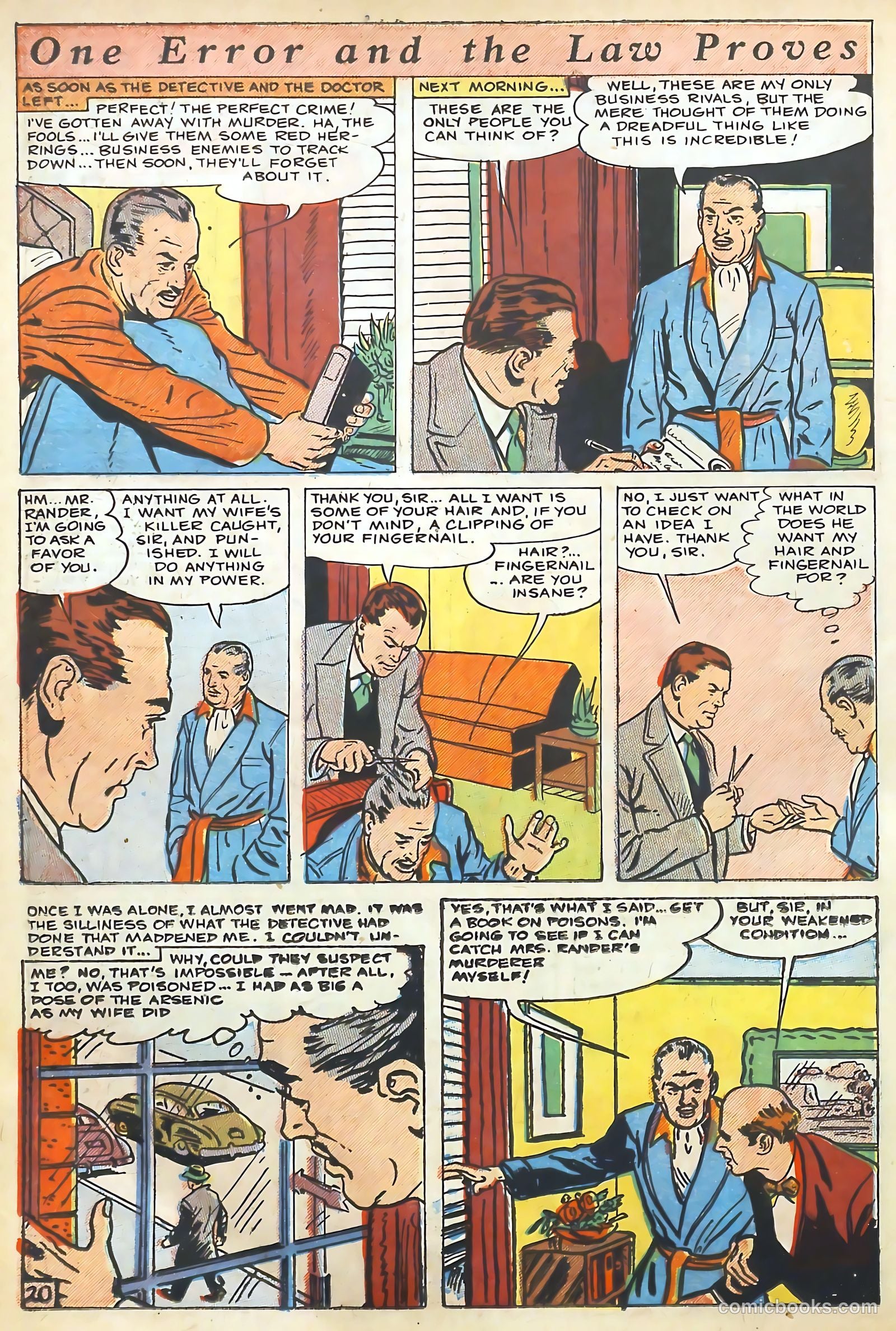 The Perfect Crime #10 (1951) — page 20 of 52