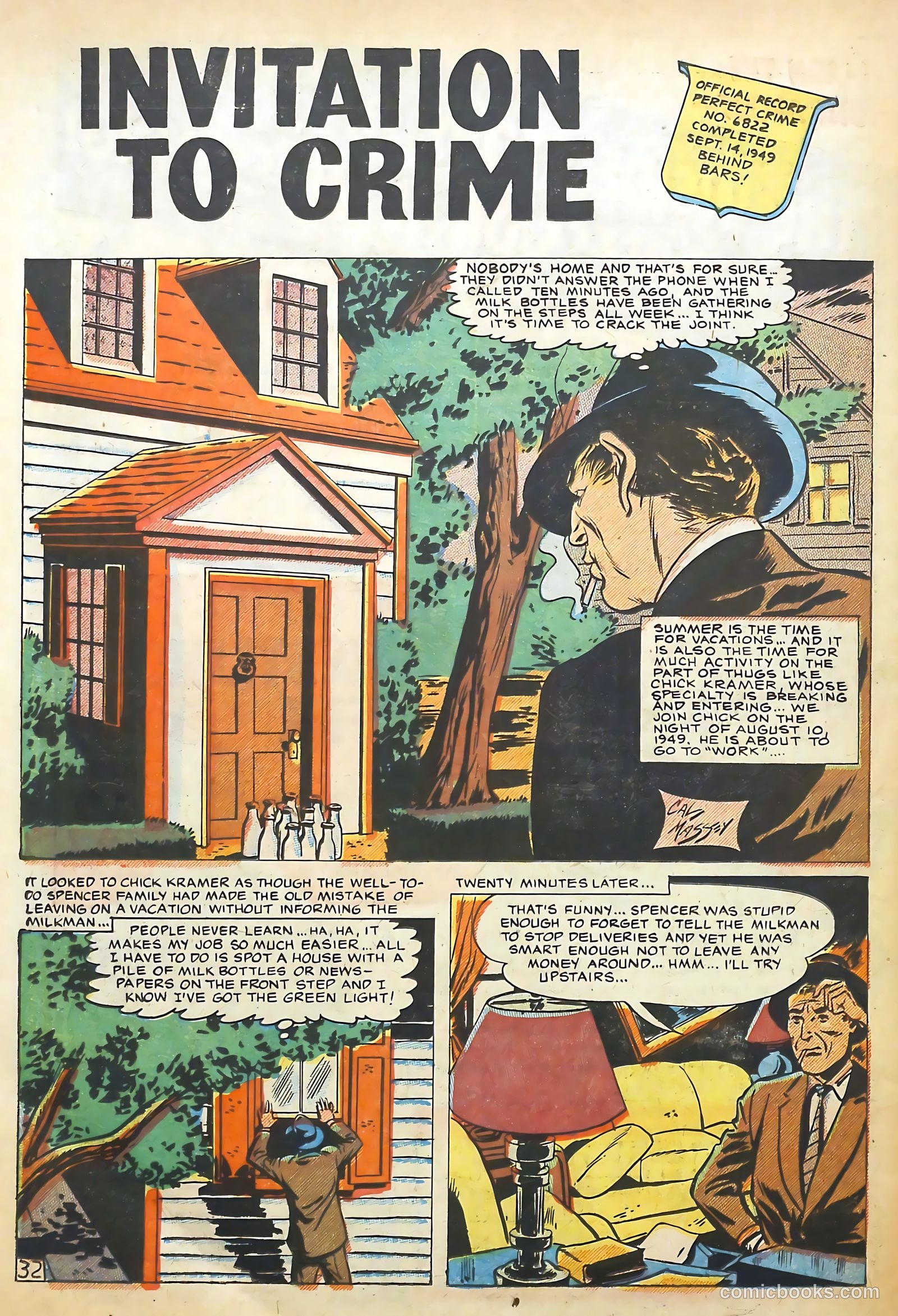 The Perfect Crime #10 (1951) — page 32 of 52