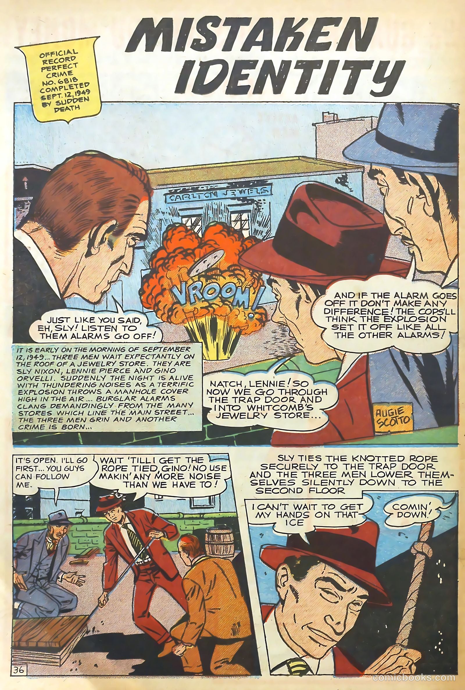 The Perfect Crime #10 (1951) — page 36 of 52