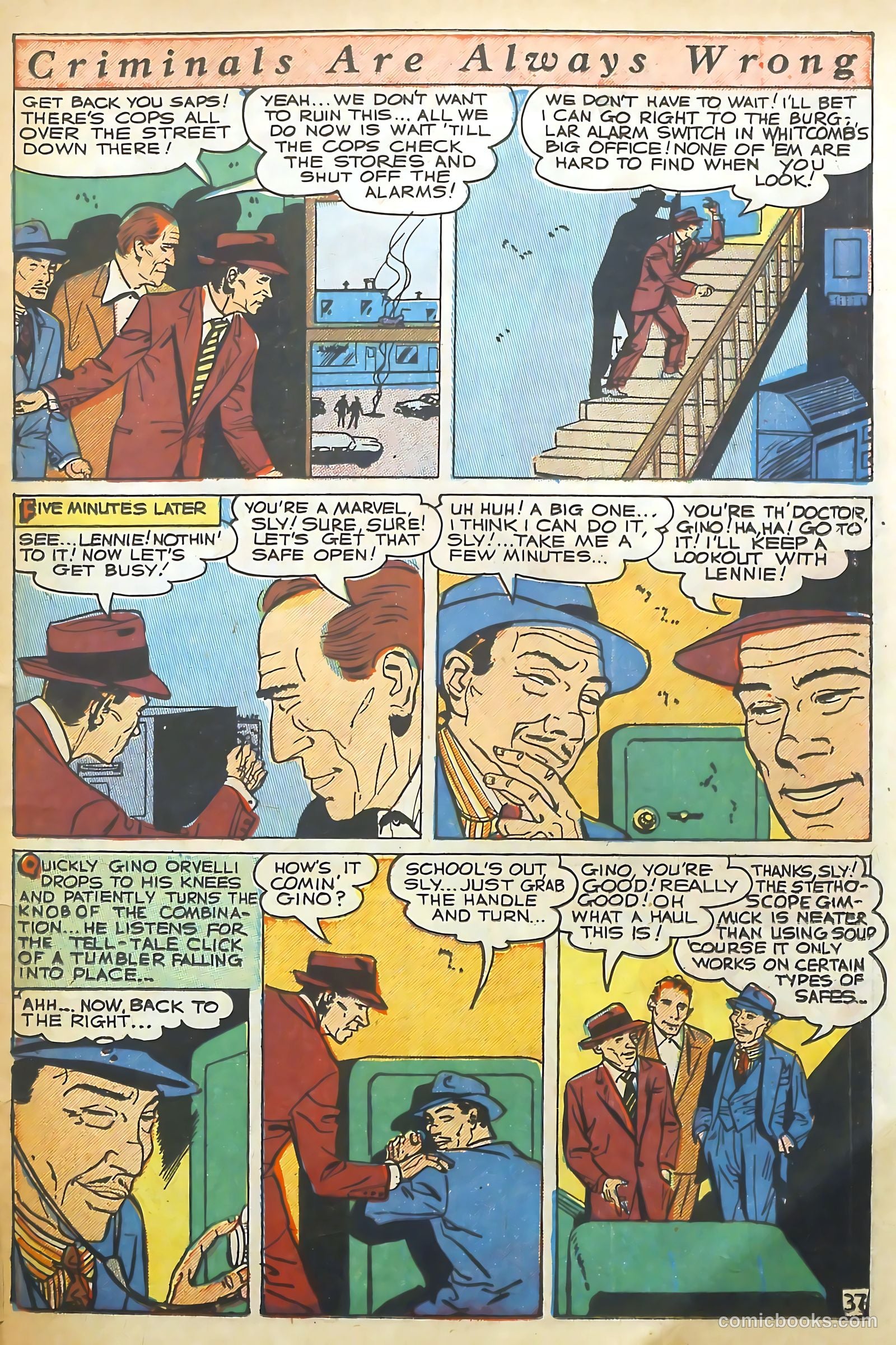 The Perfect Crime #10 (1951) — page 37 of 52