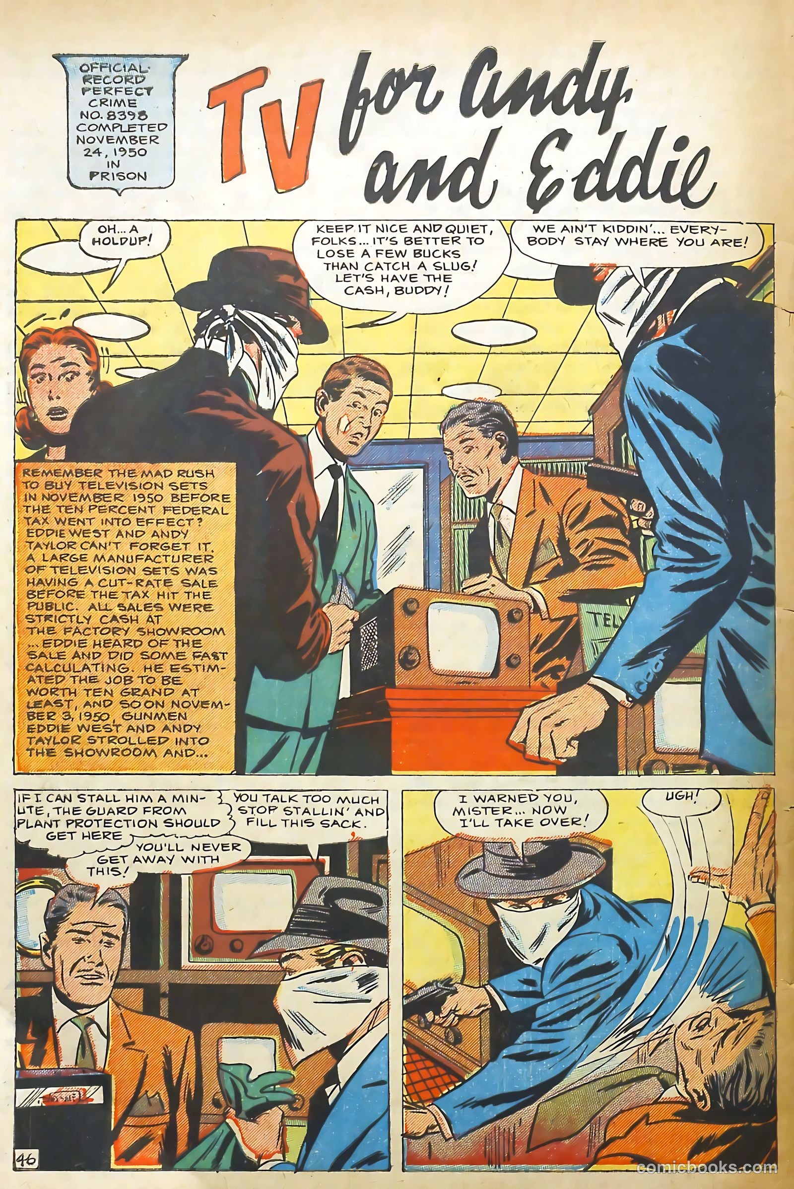 The Perfect Crime #10 (1951) — page 46 of 52
