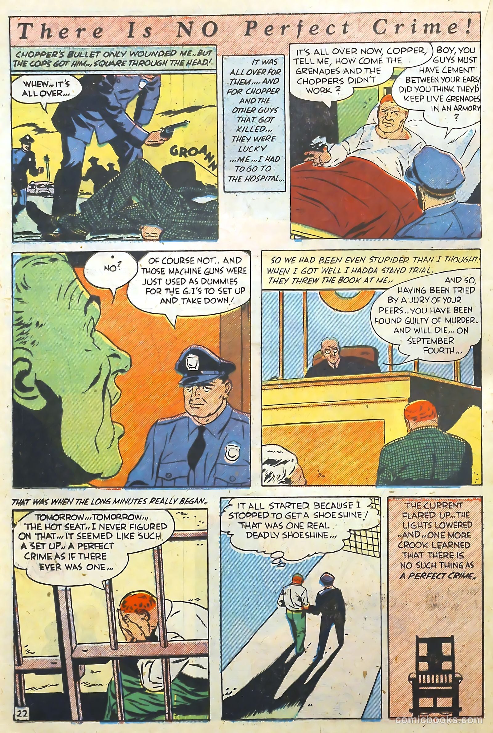 The Perfect Crime #11 (1951) — page 23 of 53