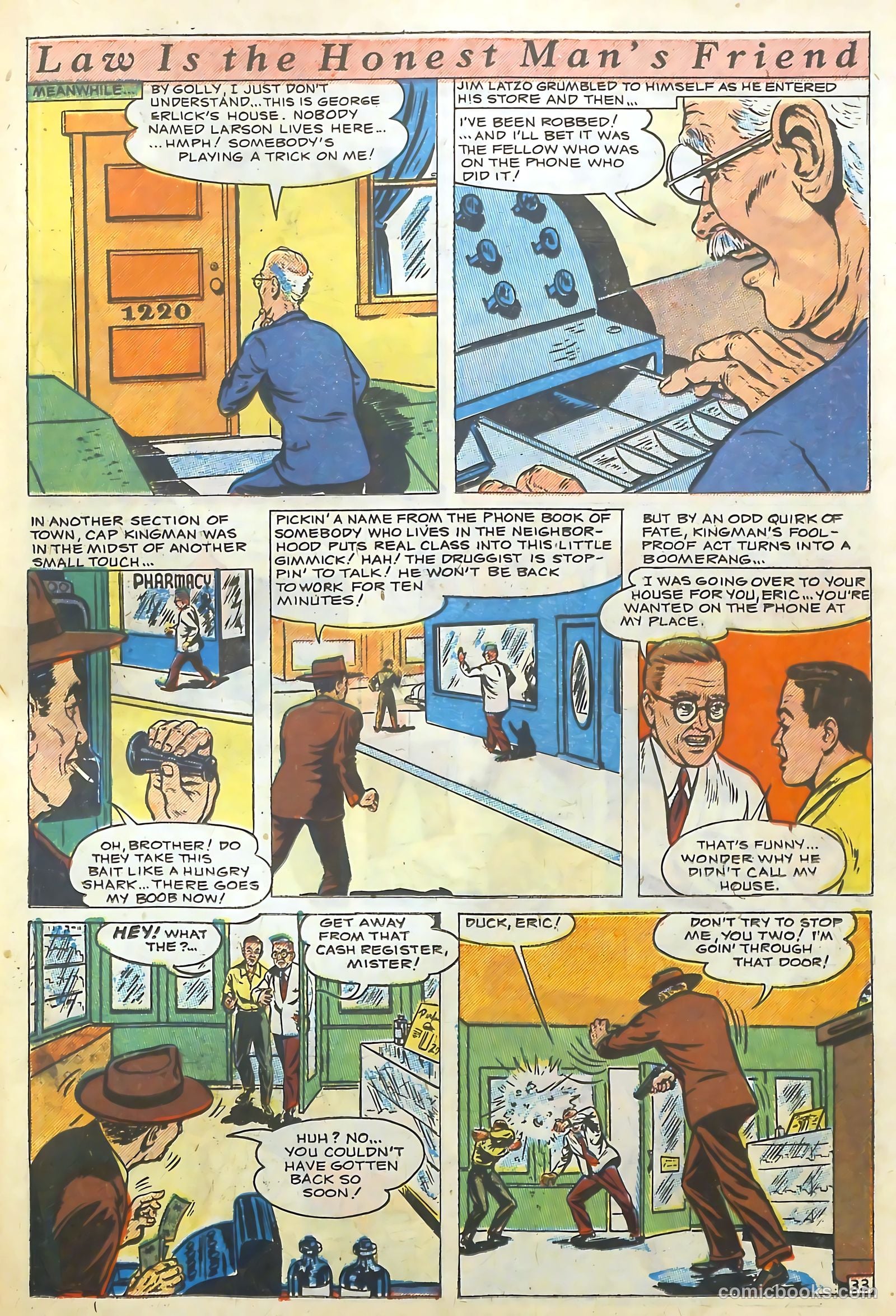 The Perfect Crime #11 (1951) — page 34 of 53
