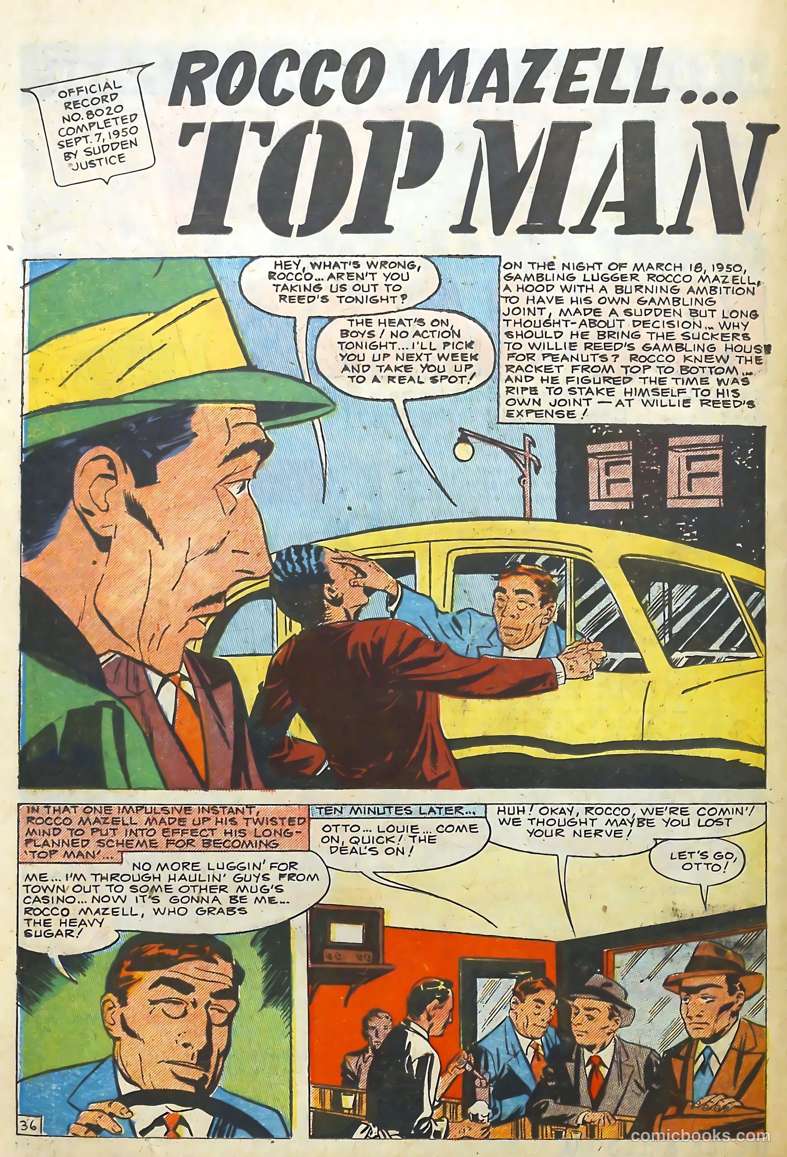 The Perfect Crime #11 (1951) — page 37 of 53