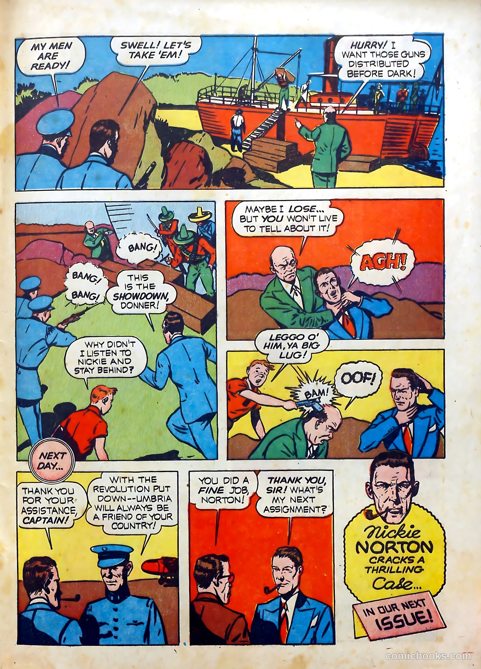 Thrilling Comics #24 (1940) — page 65 of 68