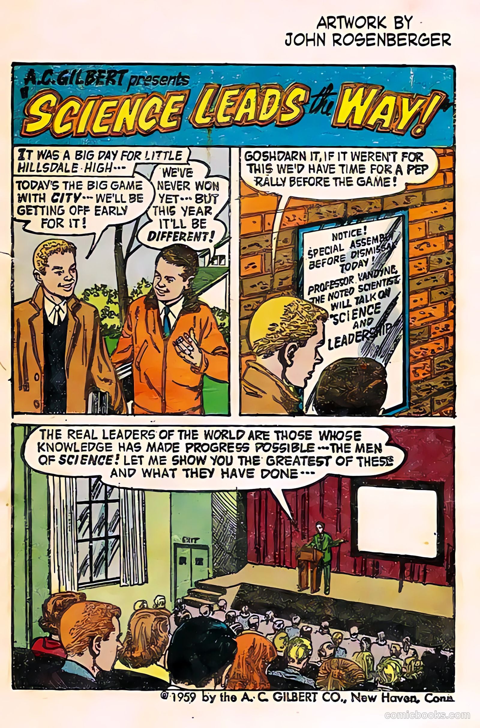 Science Leads the Way #1 (1959) — page 3 of 36