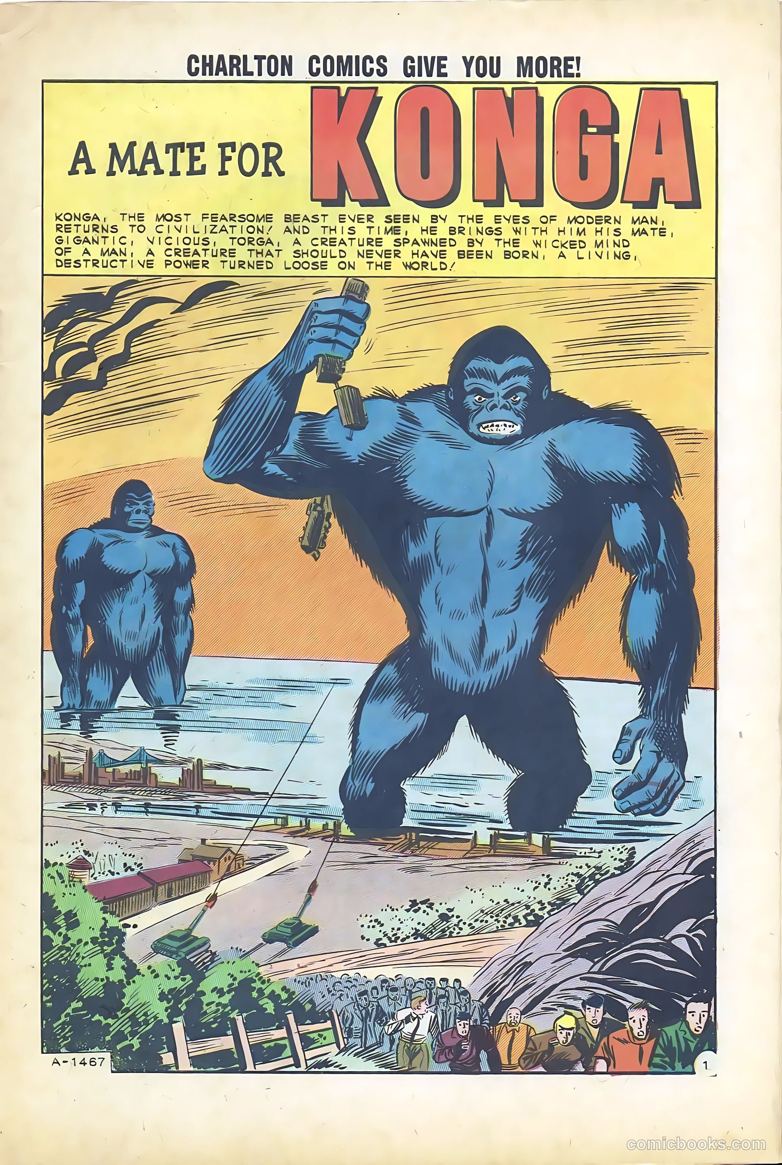 The Return of Konga #1 (1962) — page 3 of 36