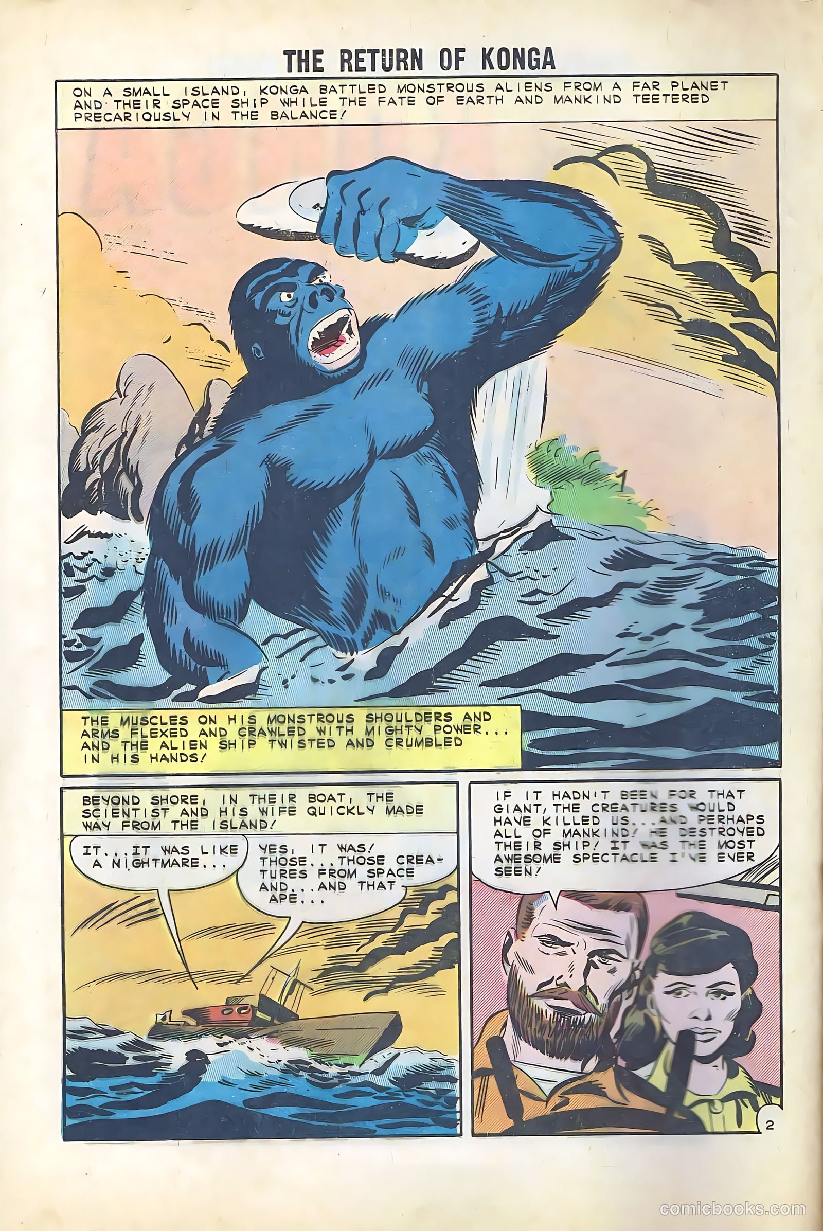 The Return of Konga #1 (1962) — page 4 of 36
