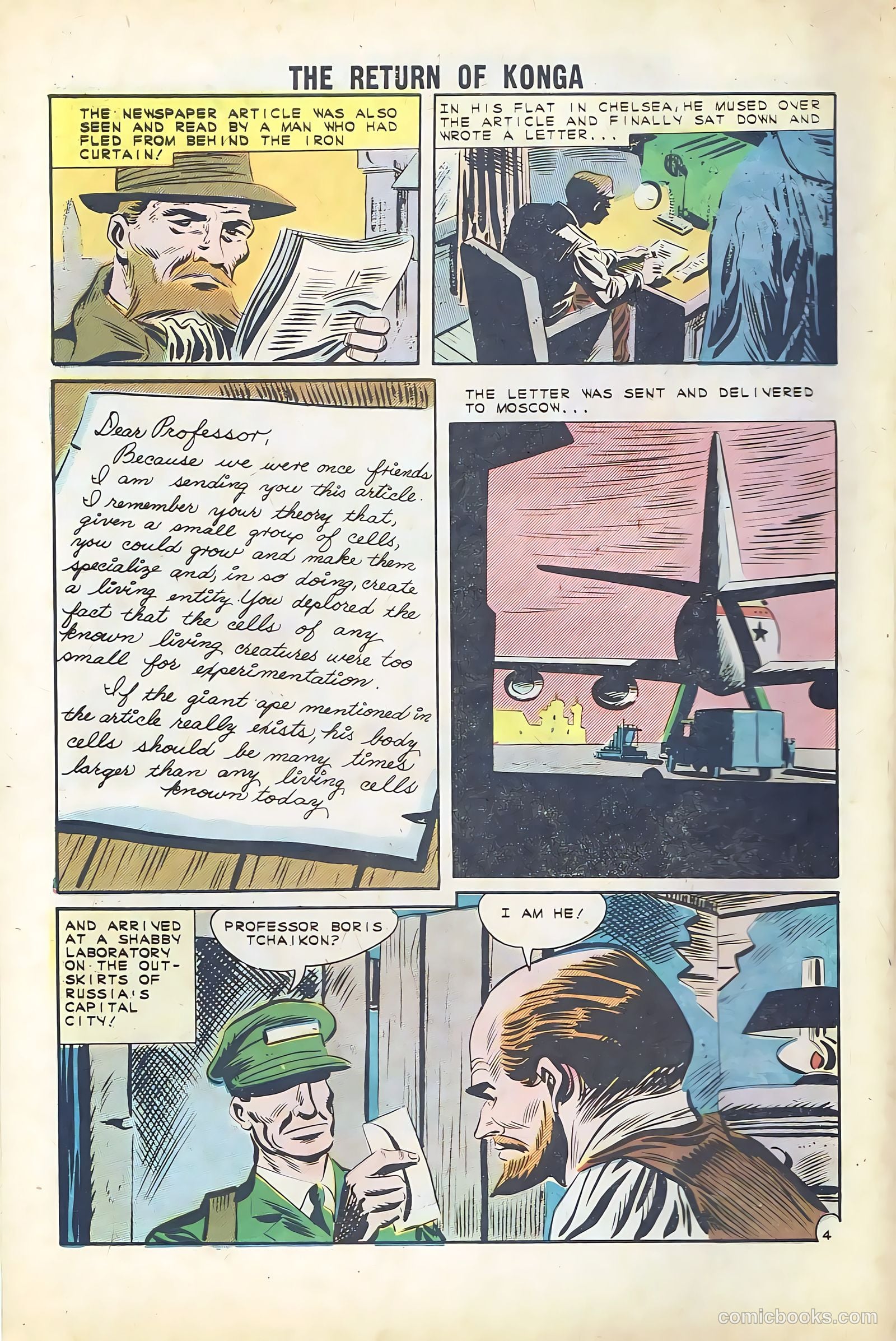 The Return of Konga #1 (1962) — page 6 of 36