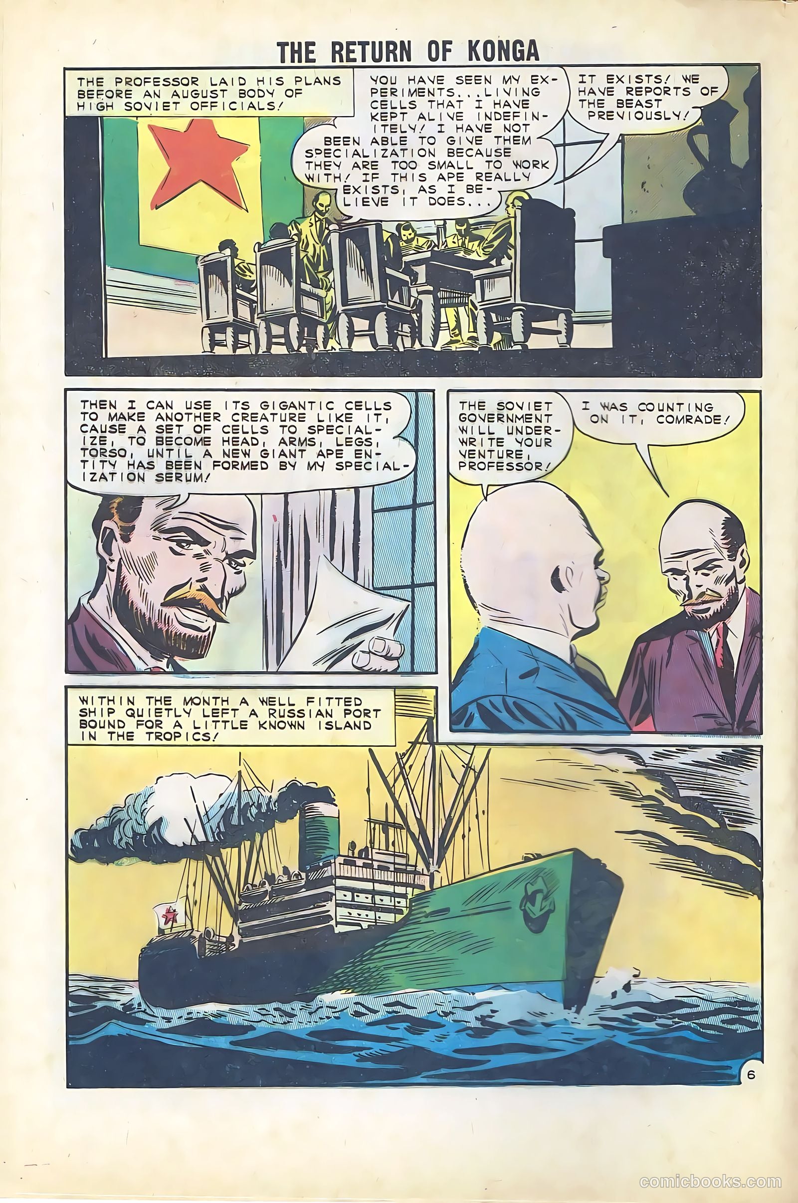 The Return of Konga #1 (1962) — page 8 of 36
