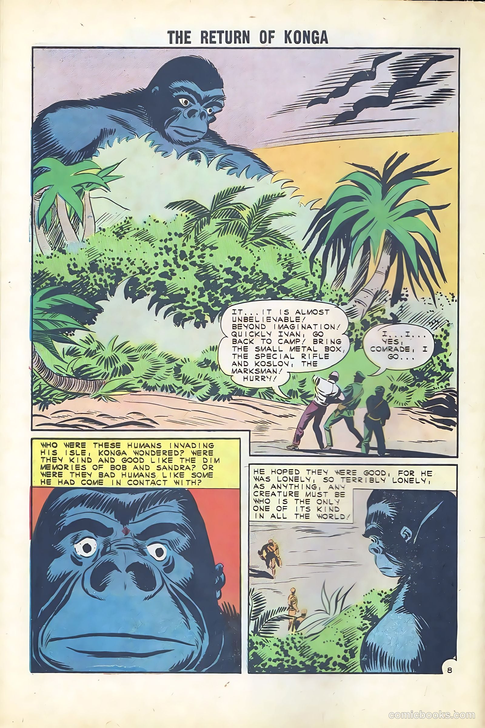 The Return of Konga #1 (1962) — page 10 of 36