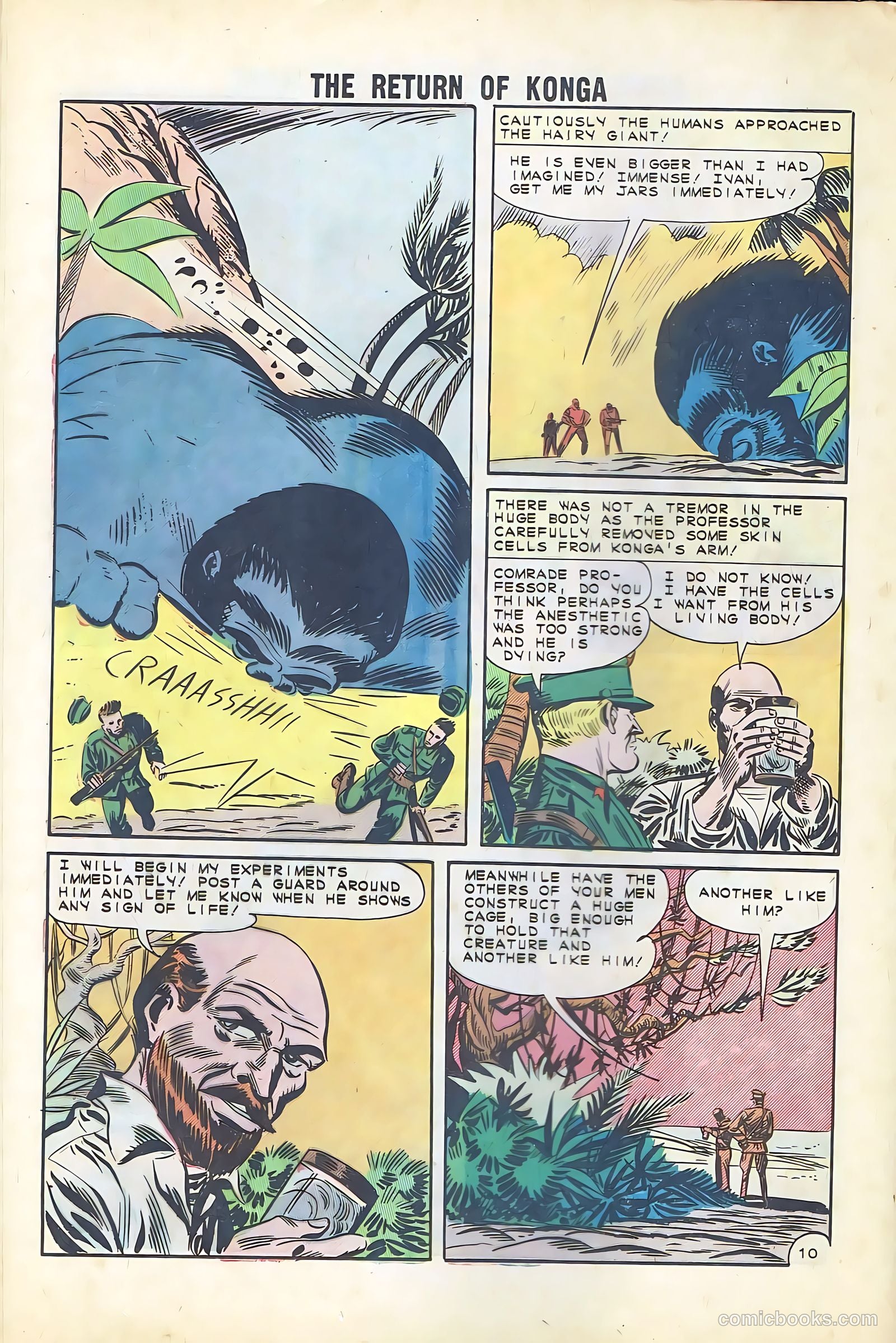 The Return of Konga #1 (1962) — page 12 of 36