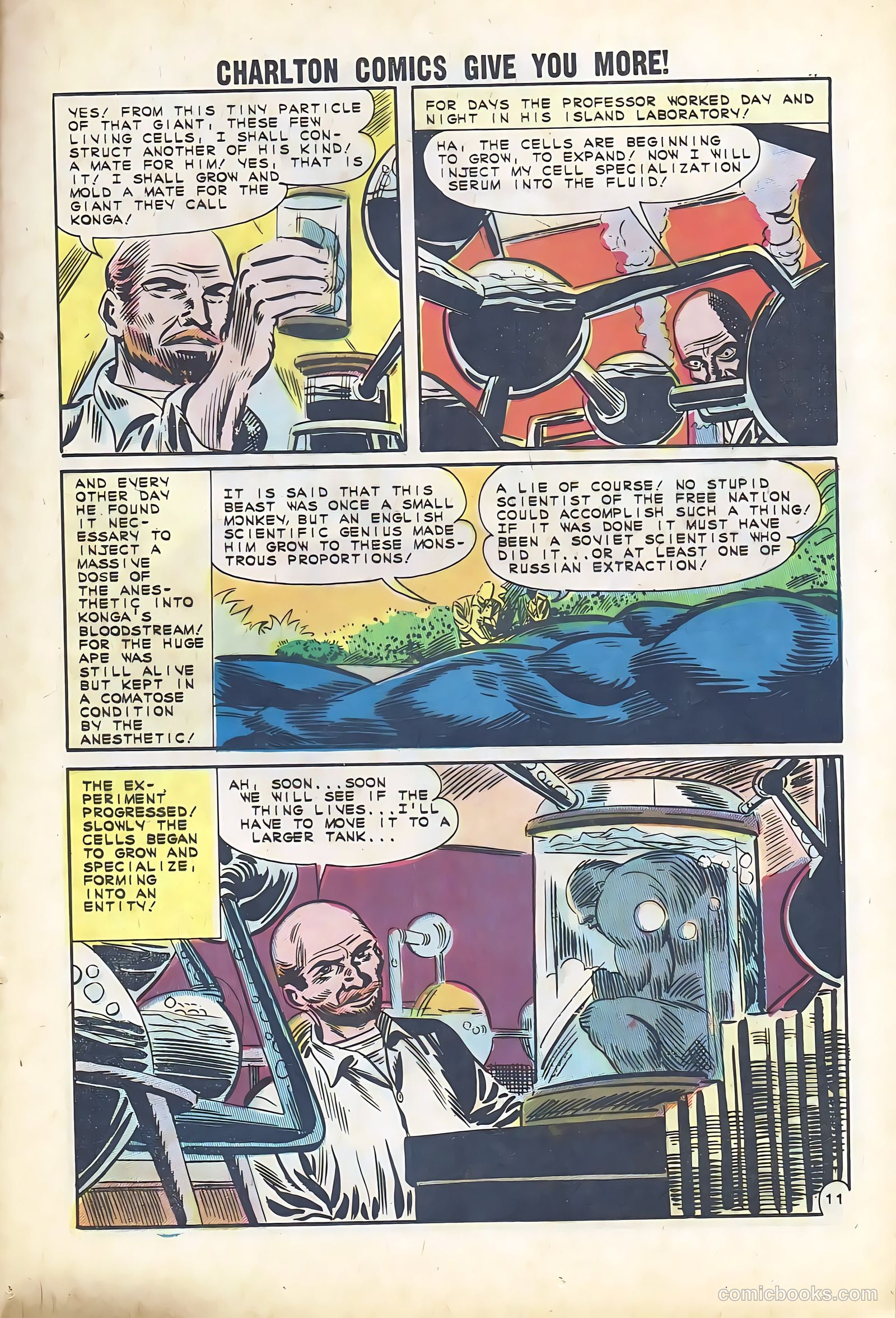The Return of Konga #1 (1962) — page 13 of 36