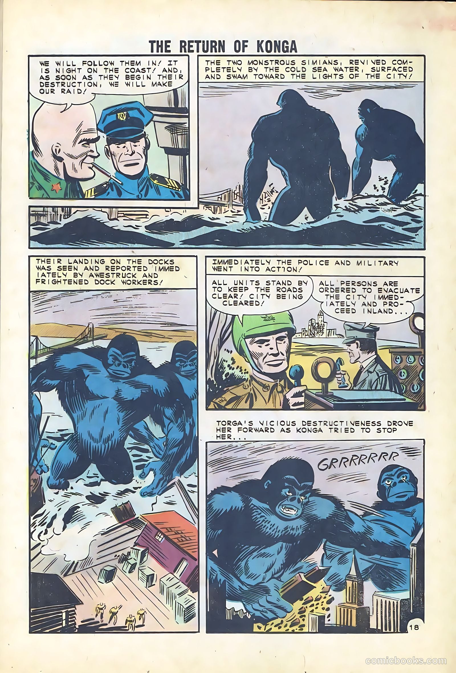 The Return of Konga #1 (1962) — page 20 of 36