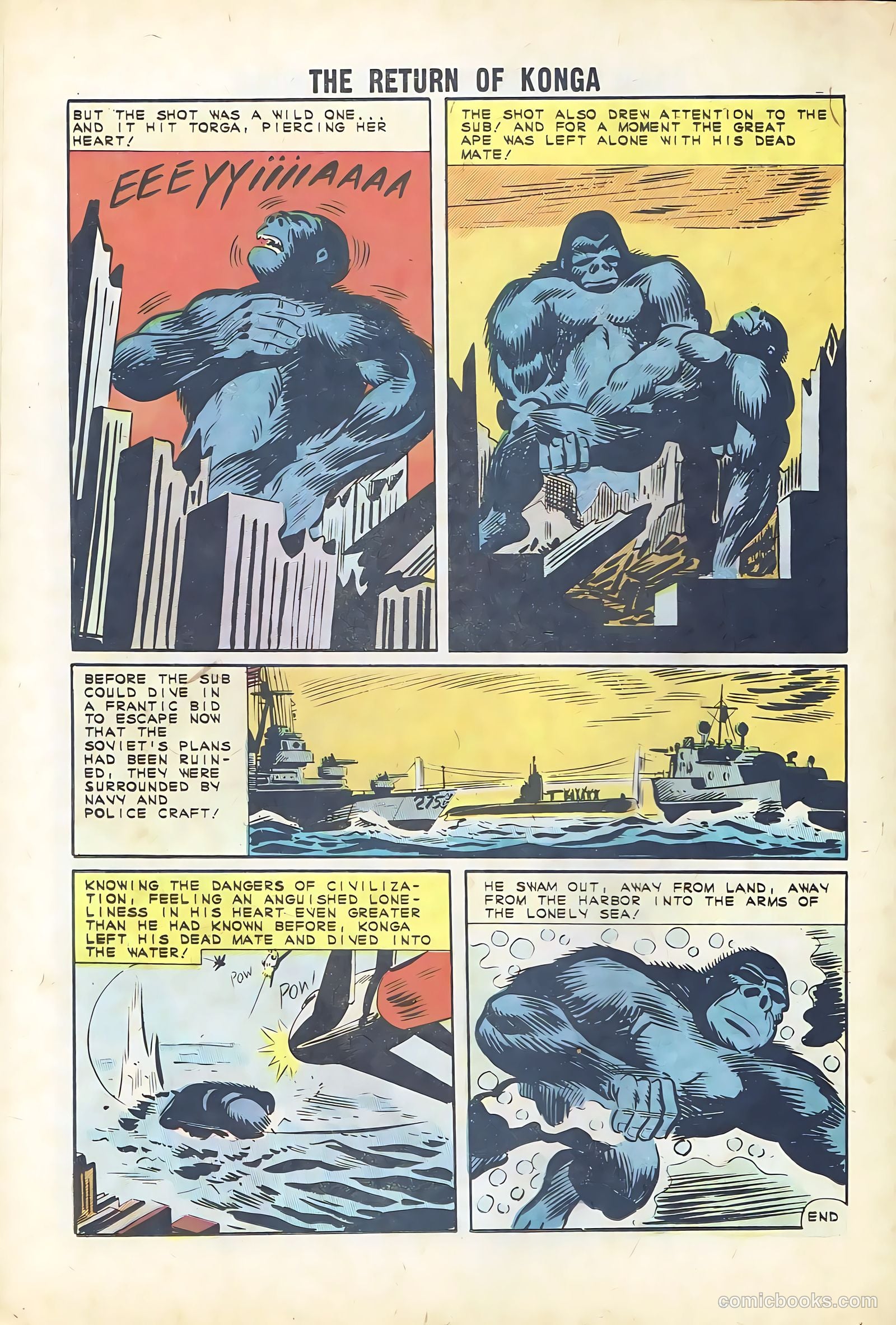 The Return of Konga #1 (1962) — page 22 of 36