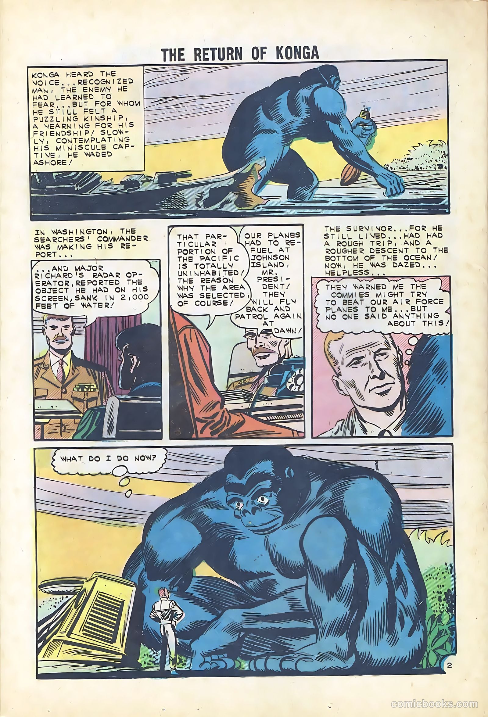 The Return of Konga #1 (1962) — page 24 of 36