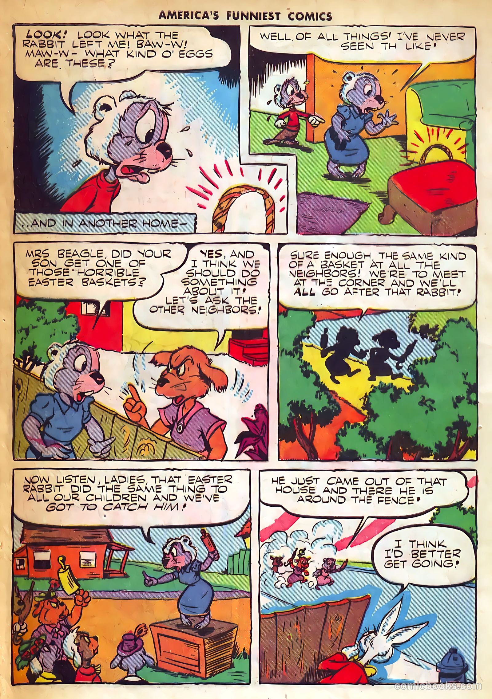 America's Funniest Comics #1 (1944) — page 64 of 80