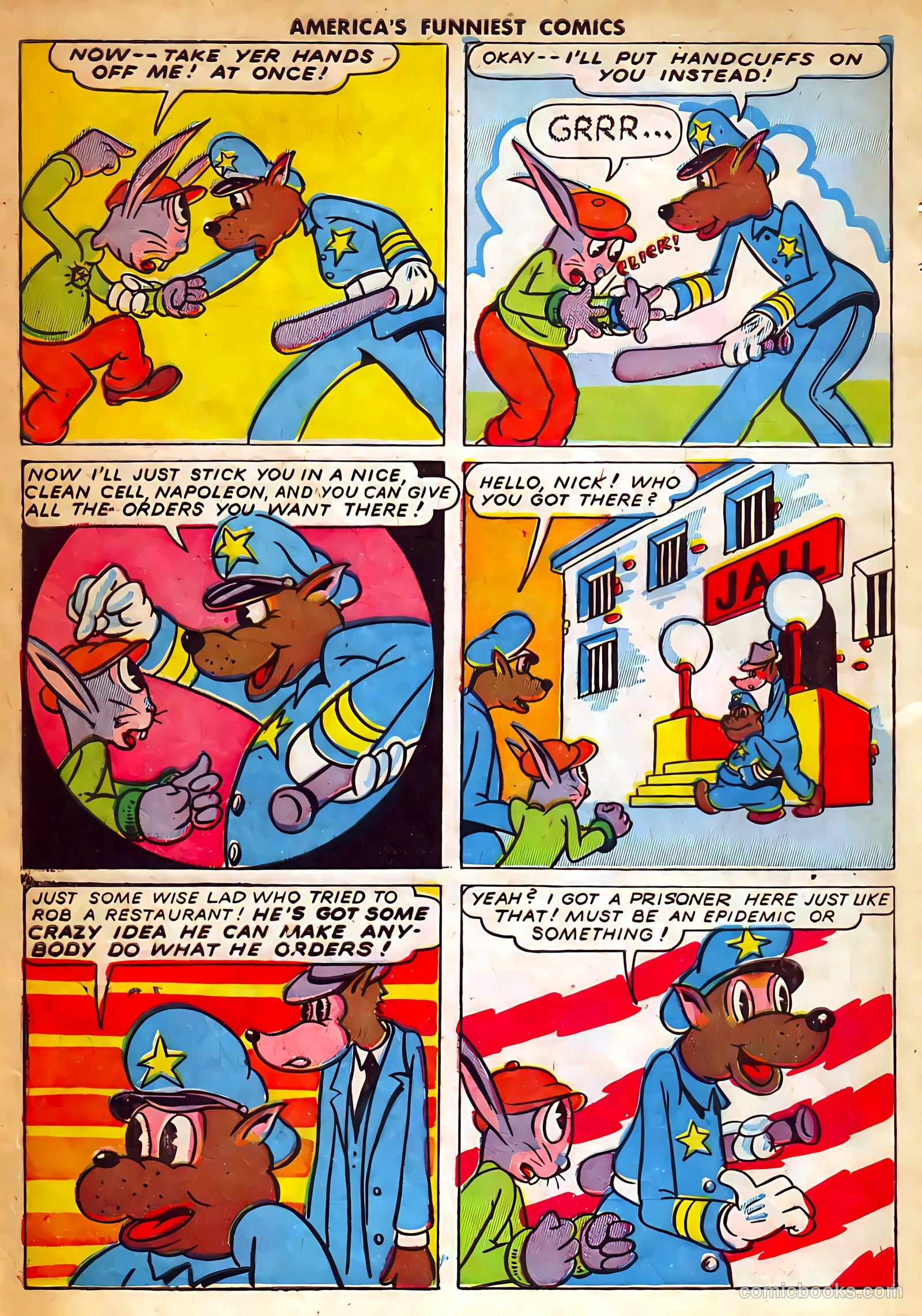 America's Funniest Comics #1 (1944) — page 70 of 80