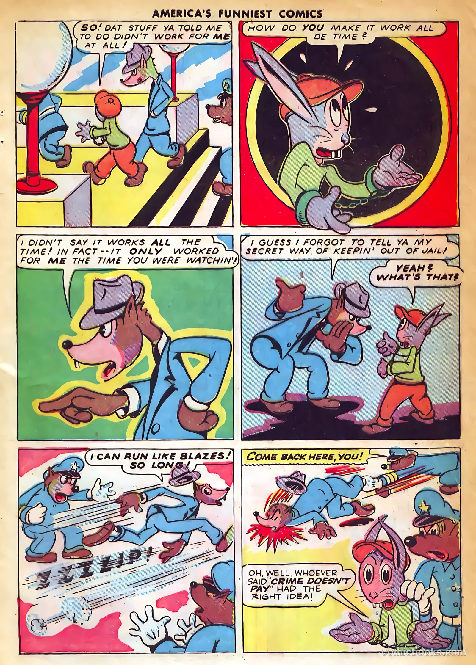 America's Funniest Comics #1 (1944) — page 71 of 80