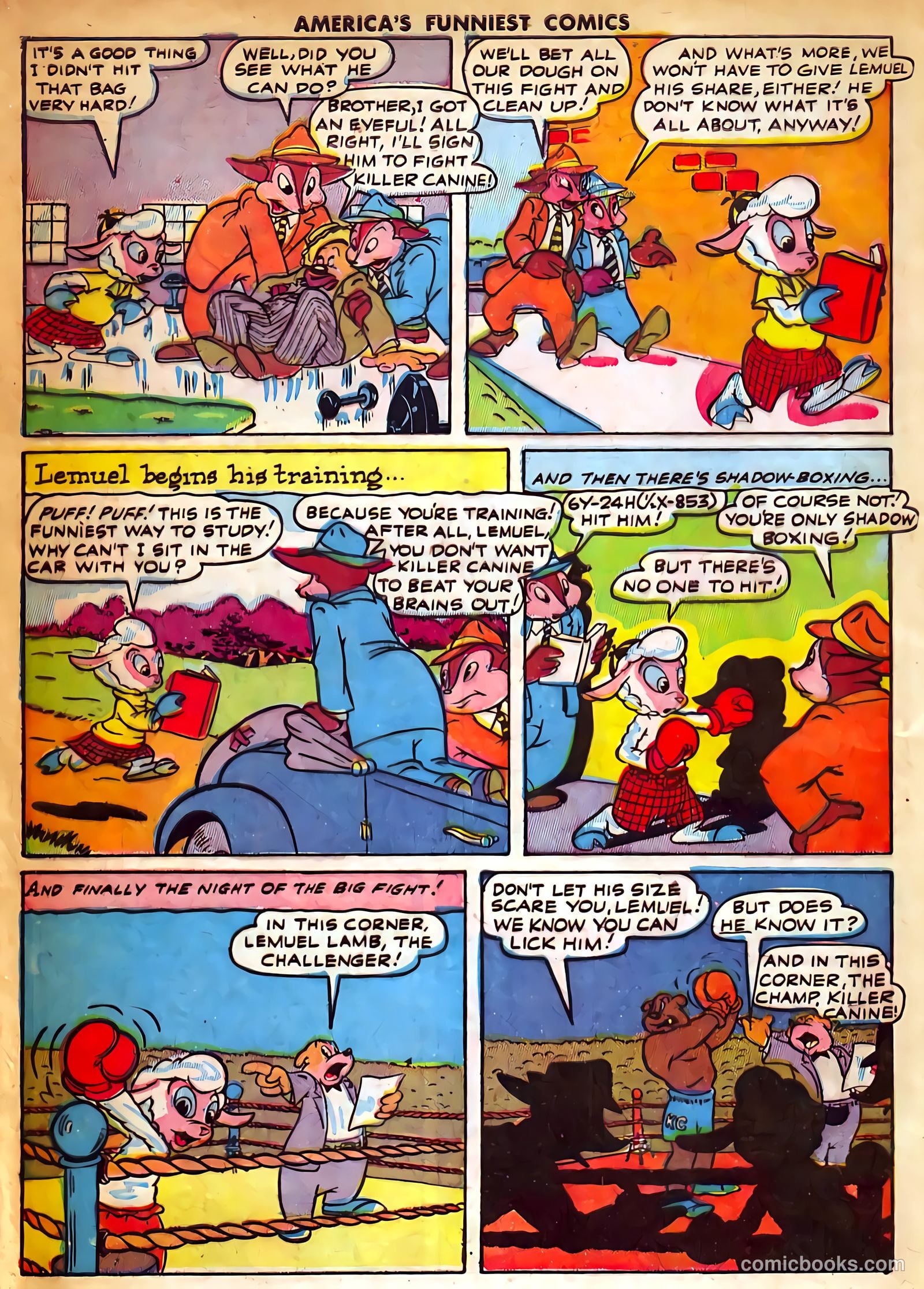 America's Funniest Comics #1 (1944) — page 74 of 80